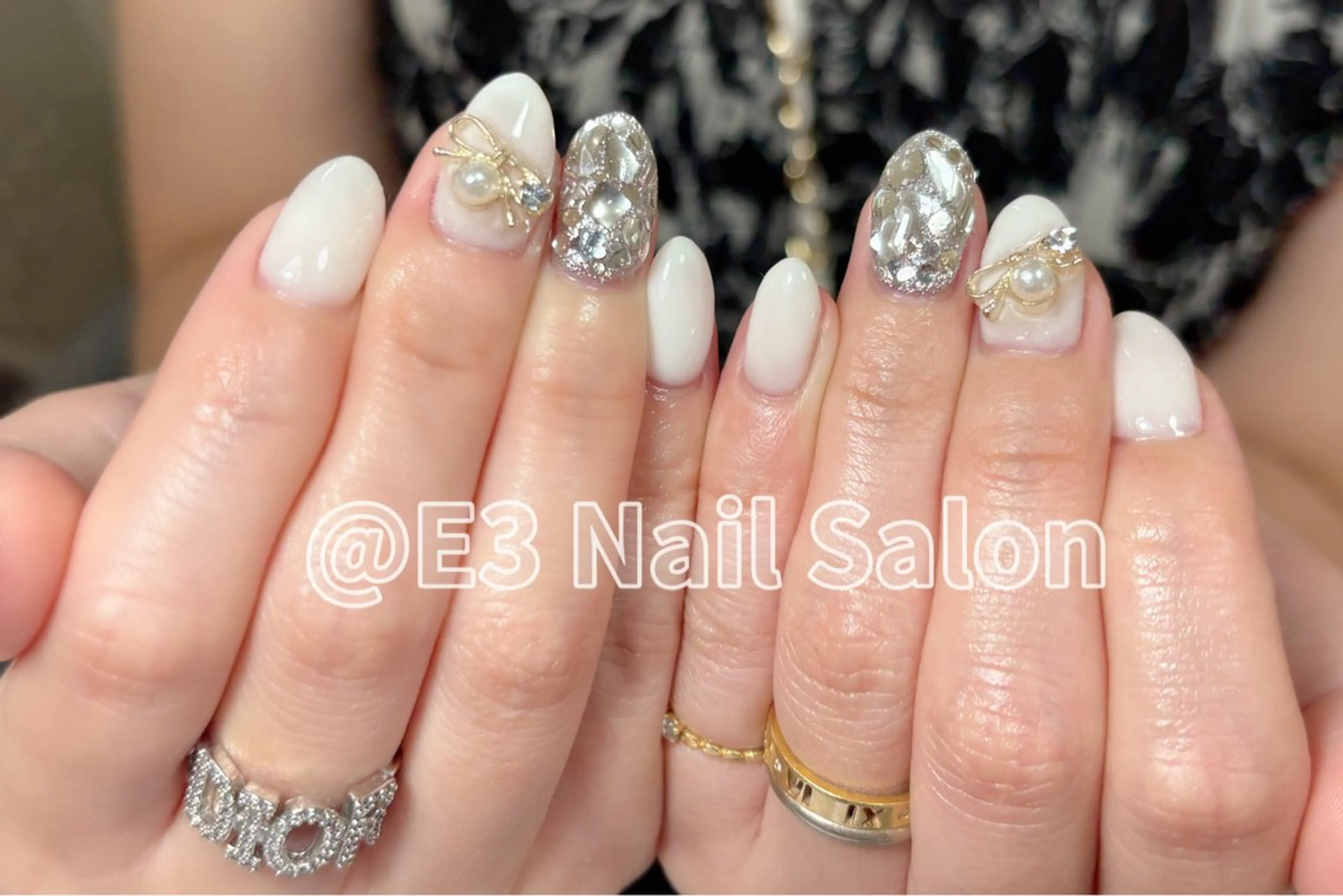 ネイル 持ち込み ハンドネイル E3 Nail Salon所属・山口 奈々のネイルデザイン