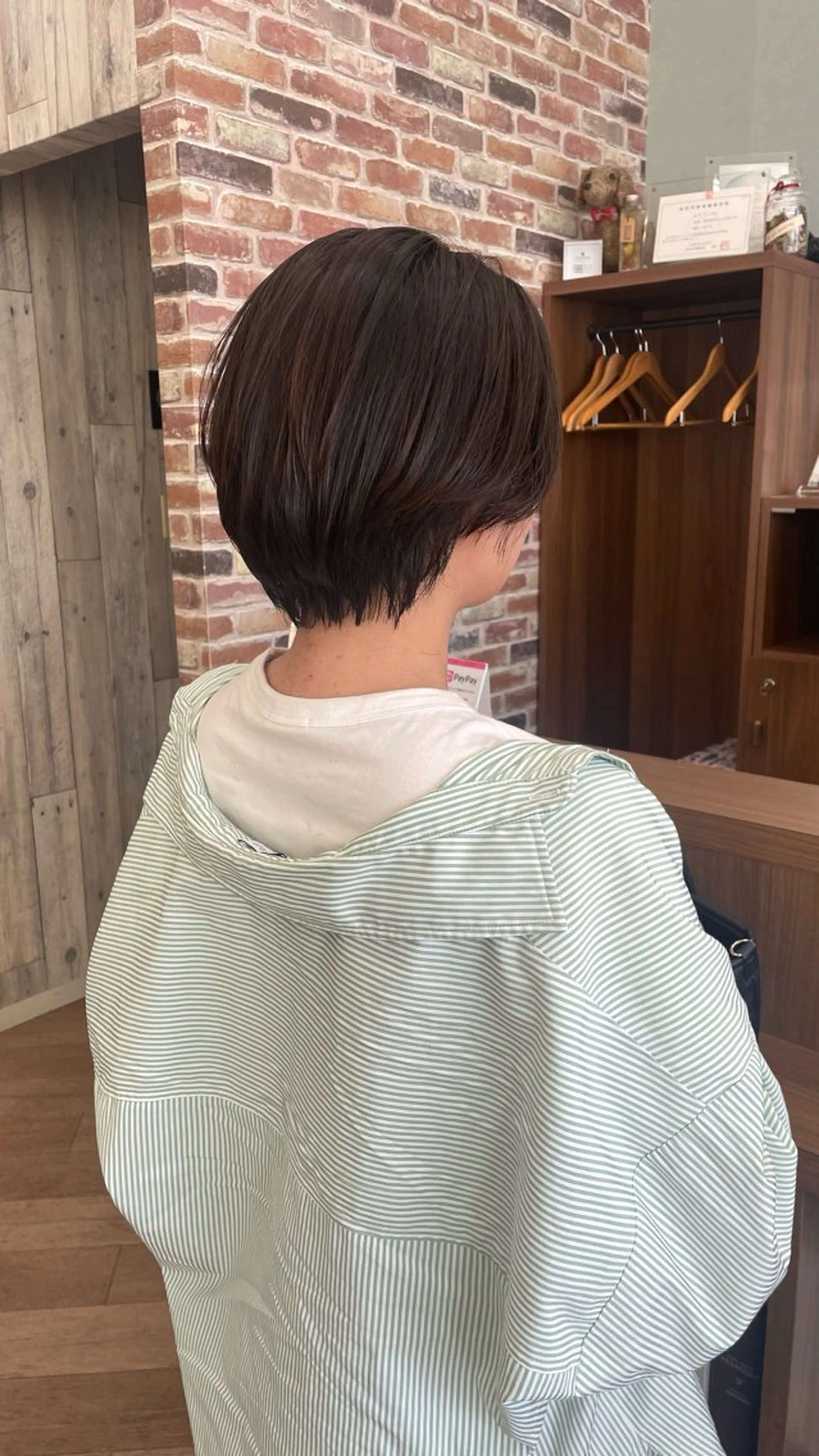 ショート ショートヘア カット シミズ カエデ🍁のヘアスタイル