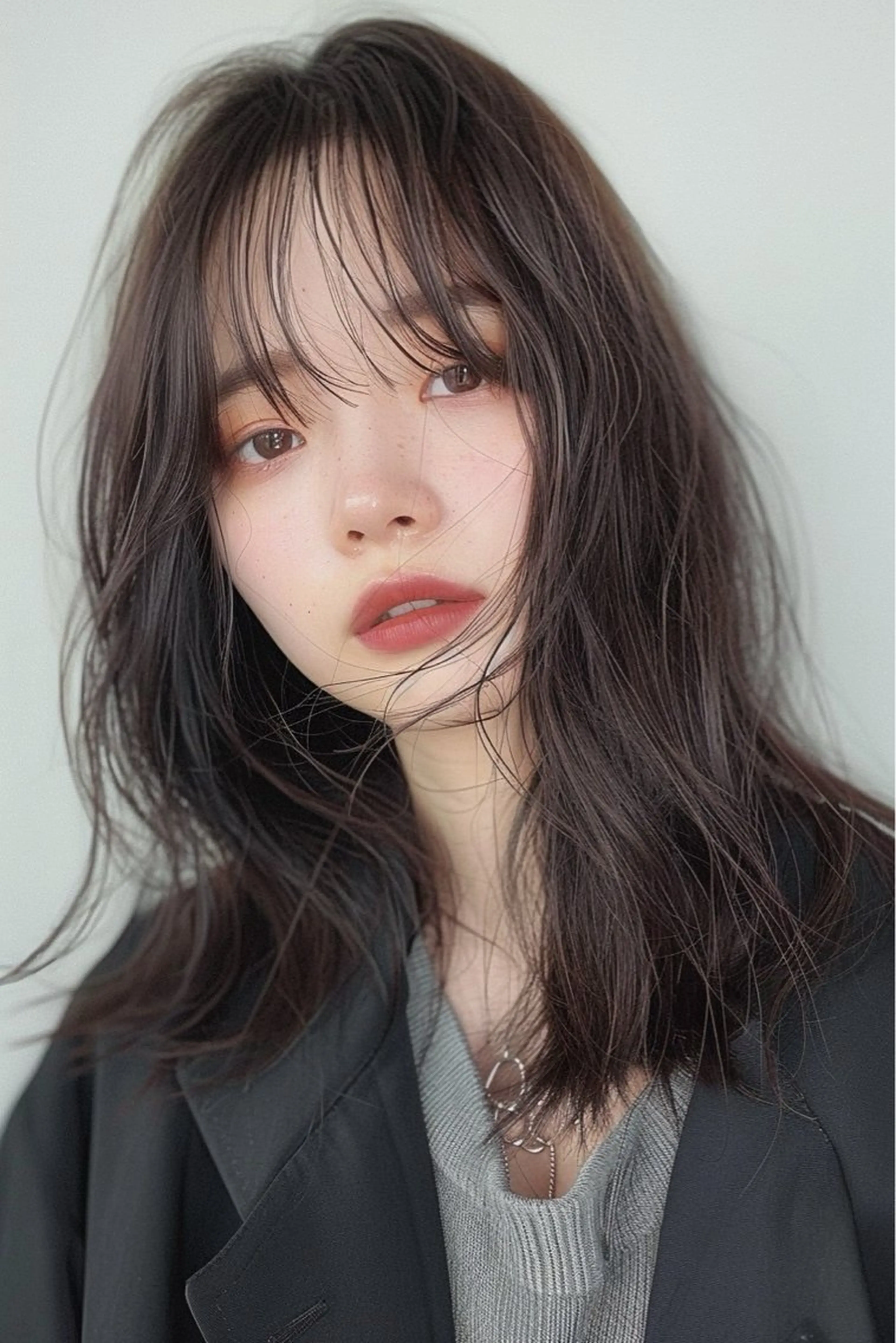 カラー カット ヘアカラー トリートメント 顔まわり/W カラー/リョウのヘアスタイル