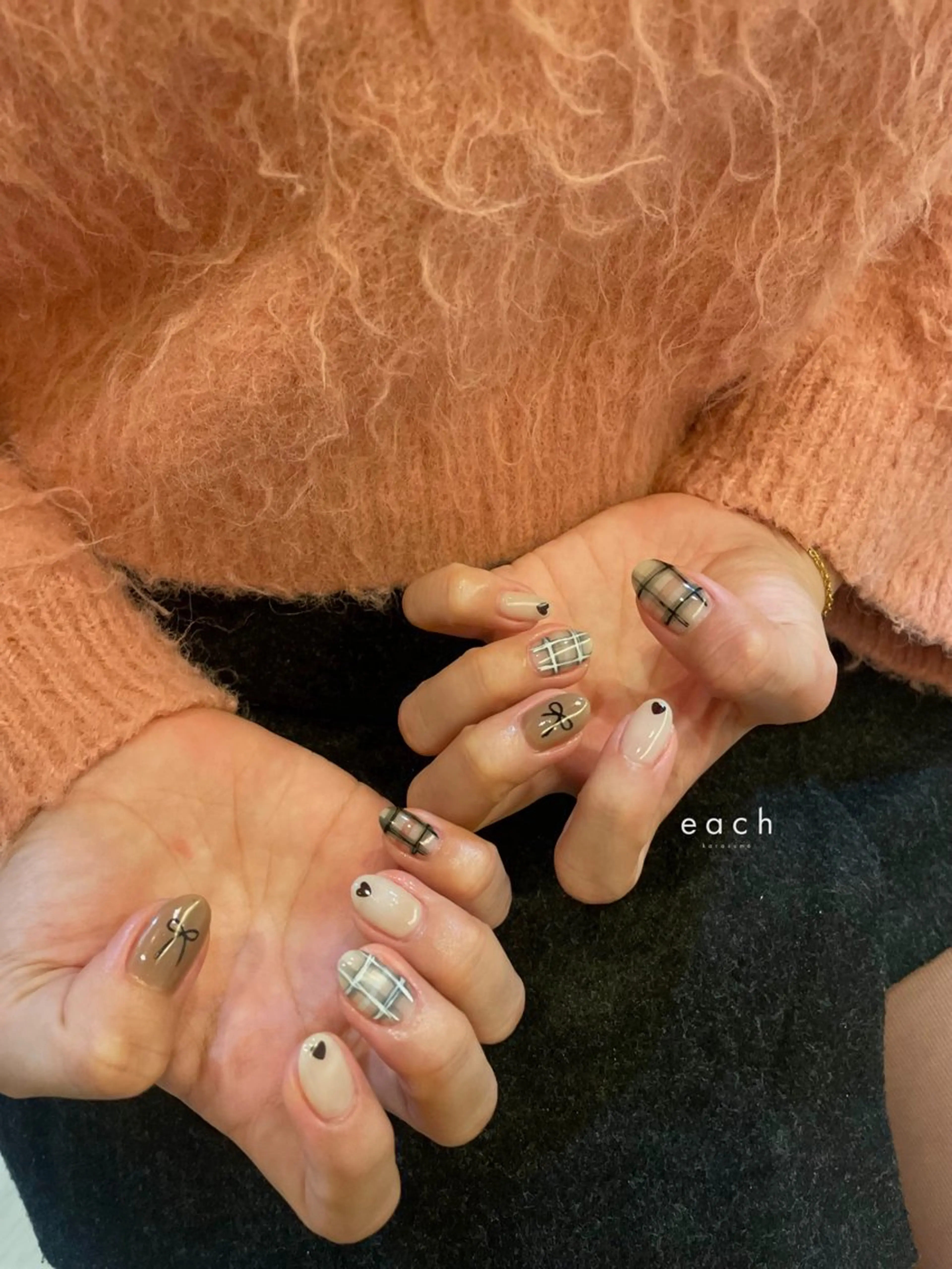 ネイル ハンドネイル each lucaのネイルデザイン