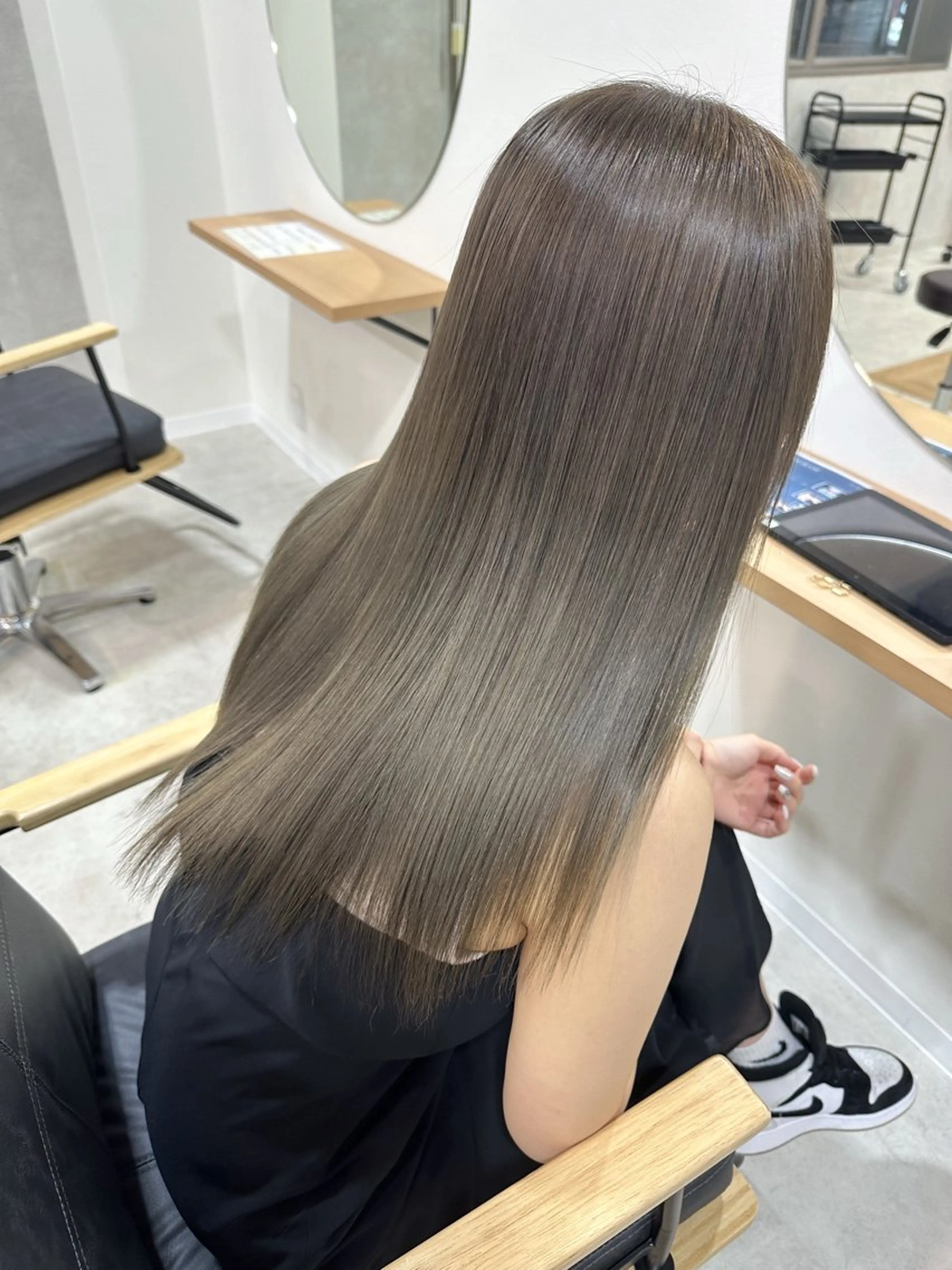 ロング カラー 植田 颯真のヘアスタイル