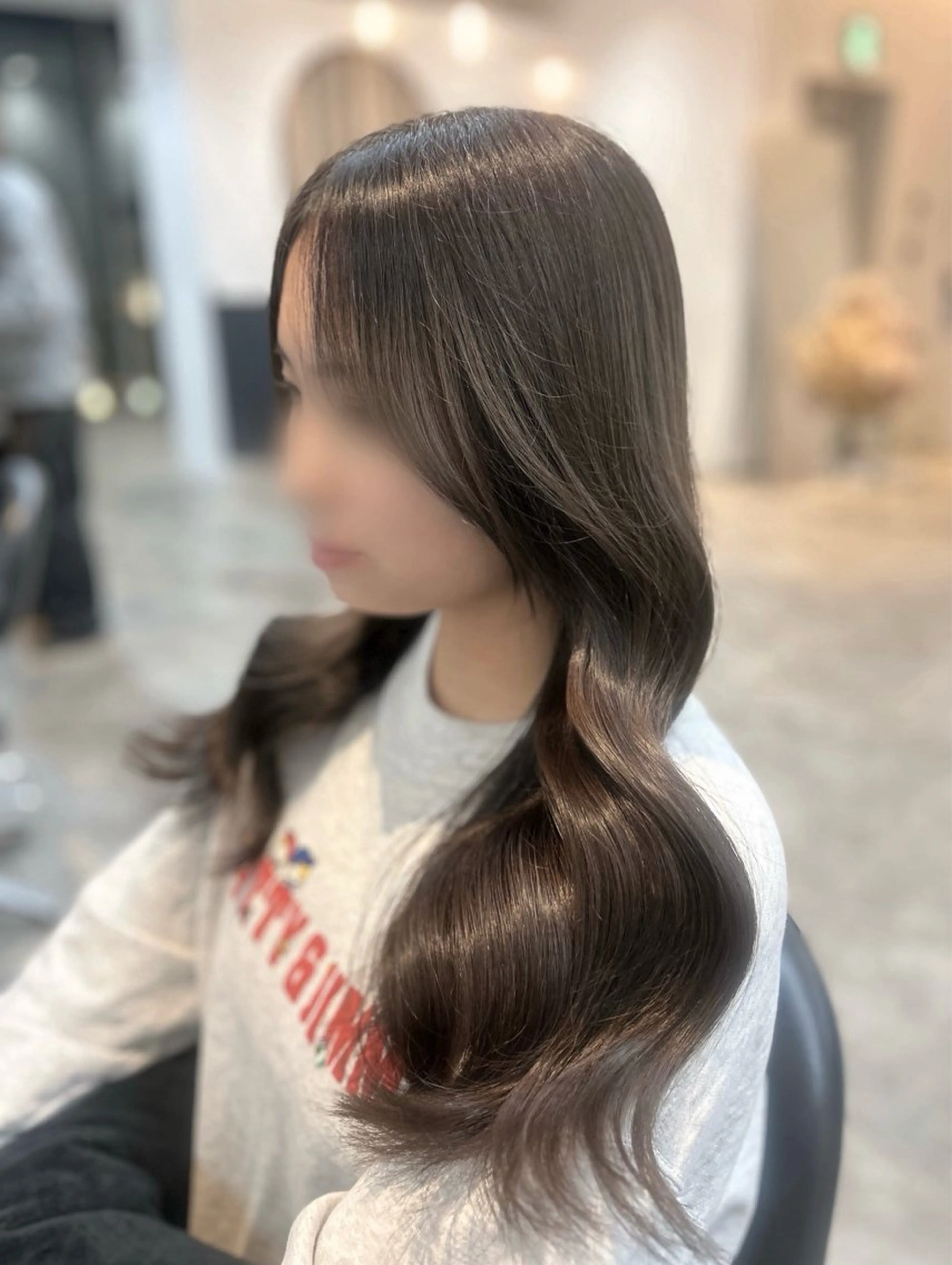 カラー ヘアカラー 透明感カラー୨୧ 松山理桜🩰˖ ࣪⊹のヘアスタイル