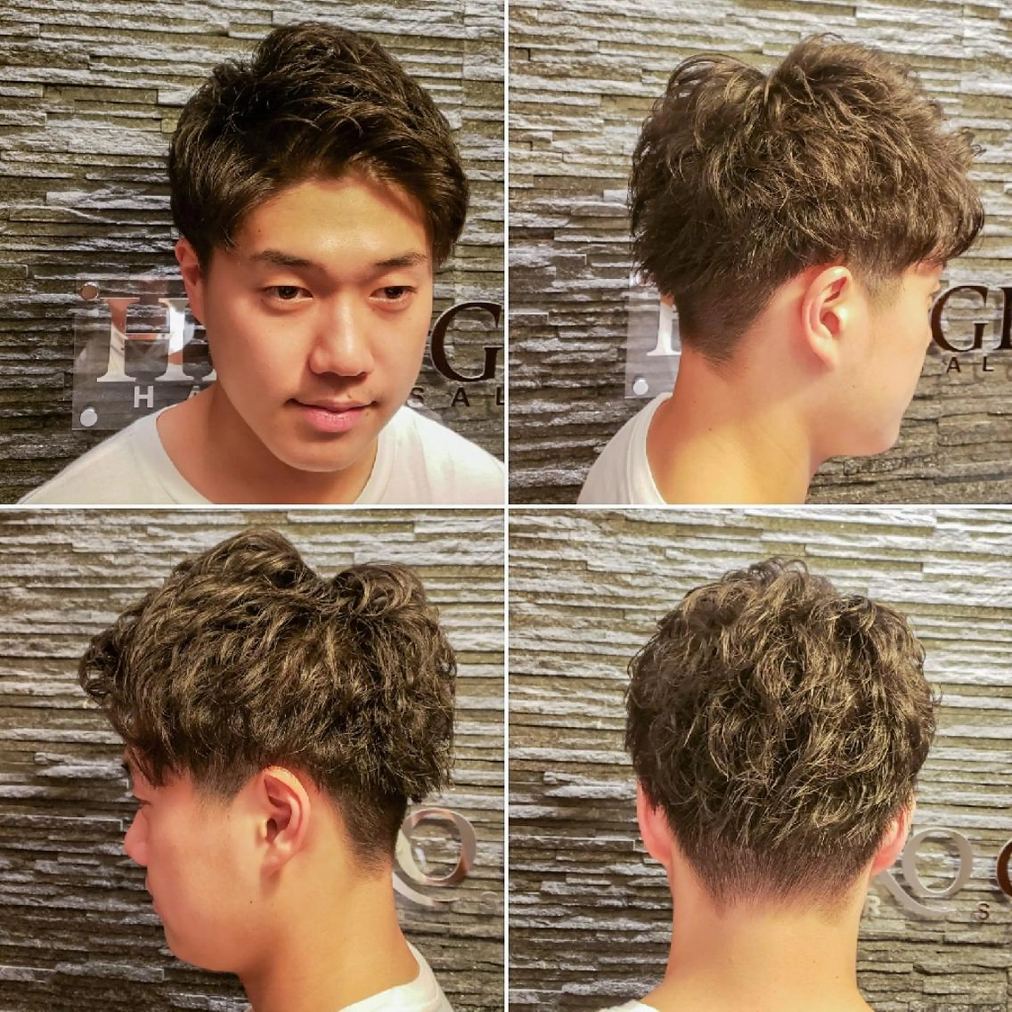 ショート パーマ BroTokyo 有楽町アシスタントのヘアスタイル