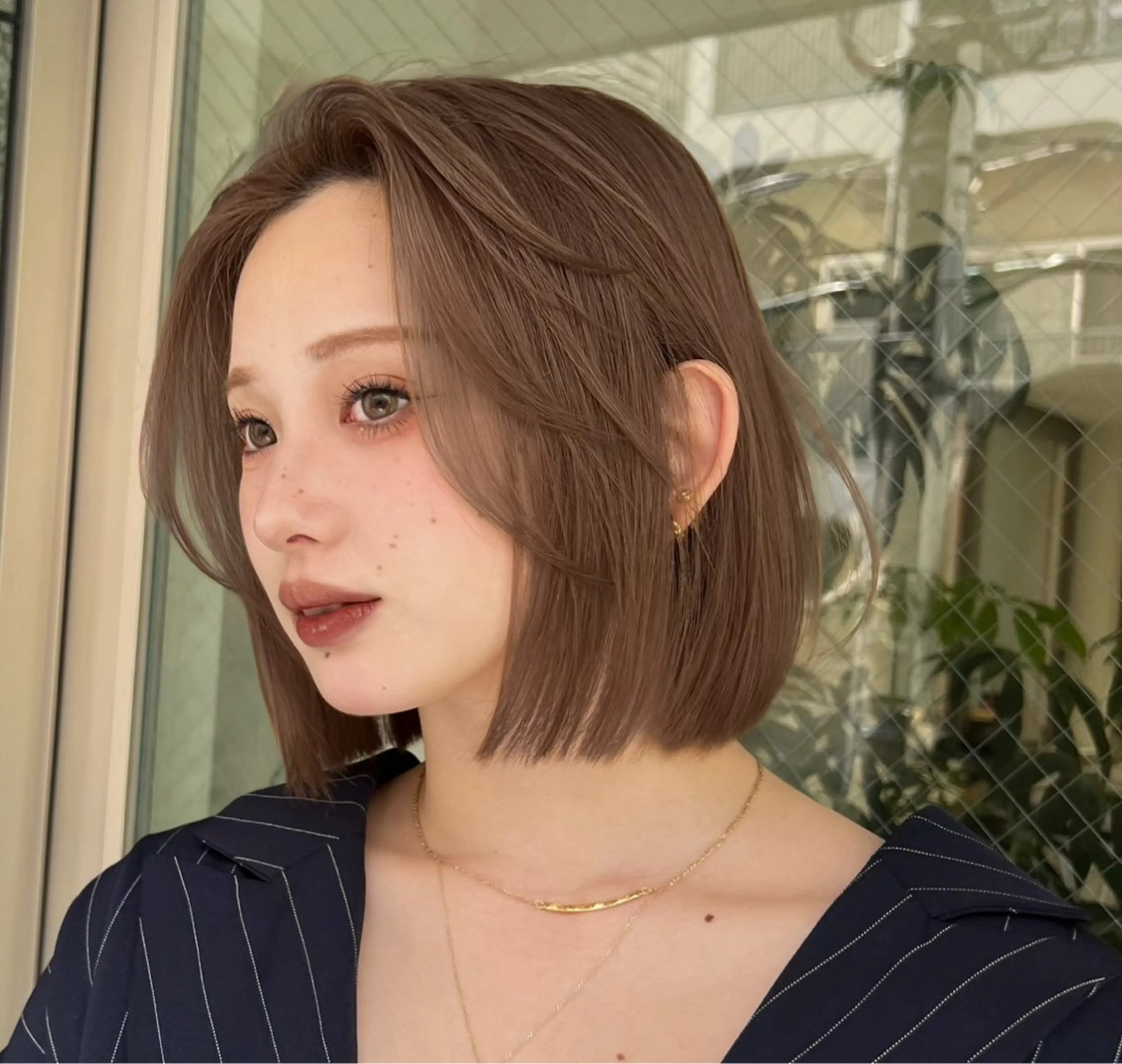 ♡꙼̈ボブカット＋ブリーチなしダブルカラー♡꙼̈の写真