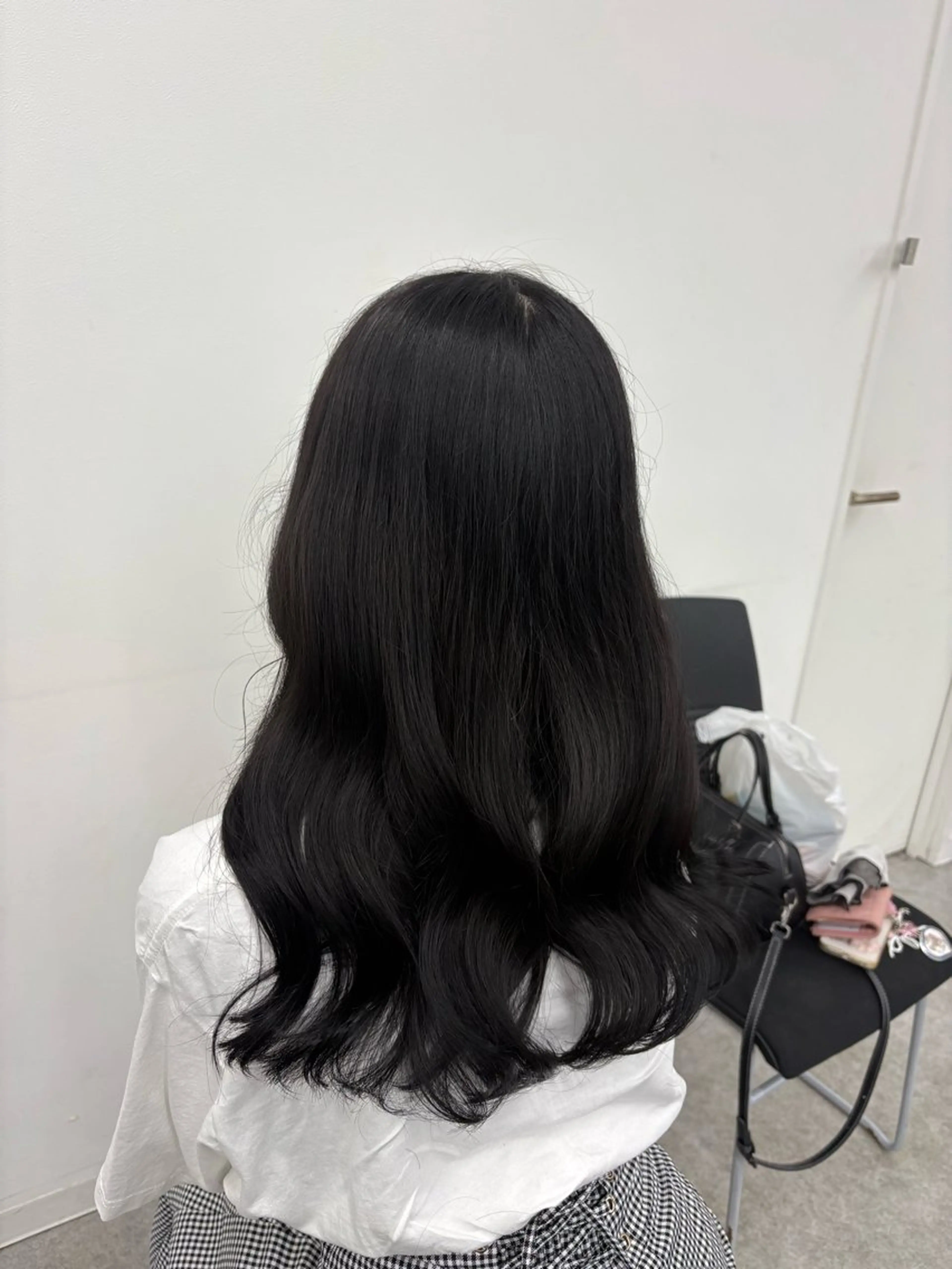 ロング カラー カット ヘアカラー トリートメント 暗髪艶カラー🐺🫐 ユウマ⛓️のヘアスタイル