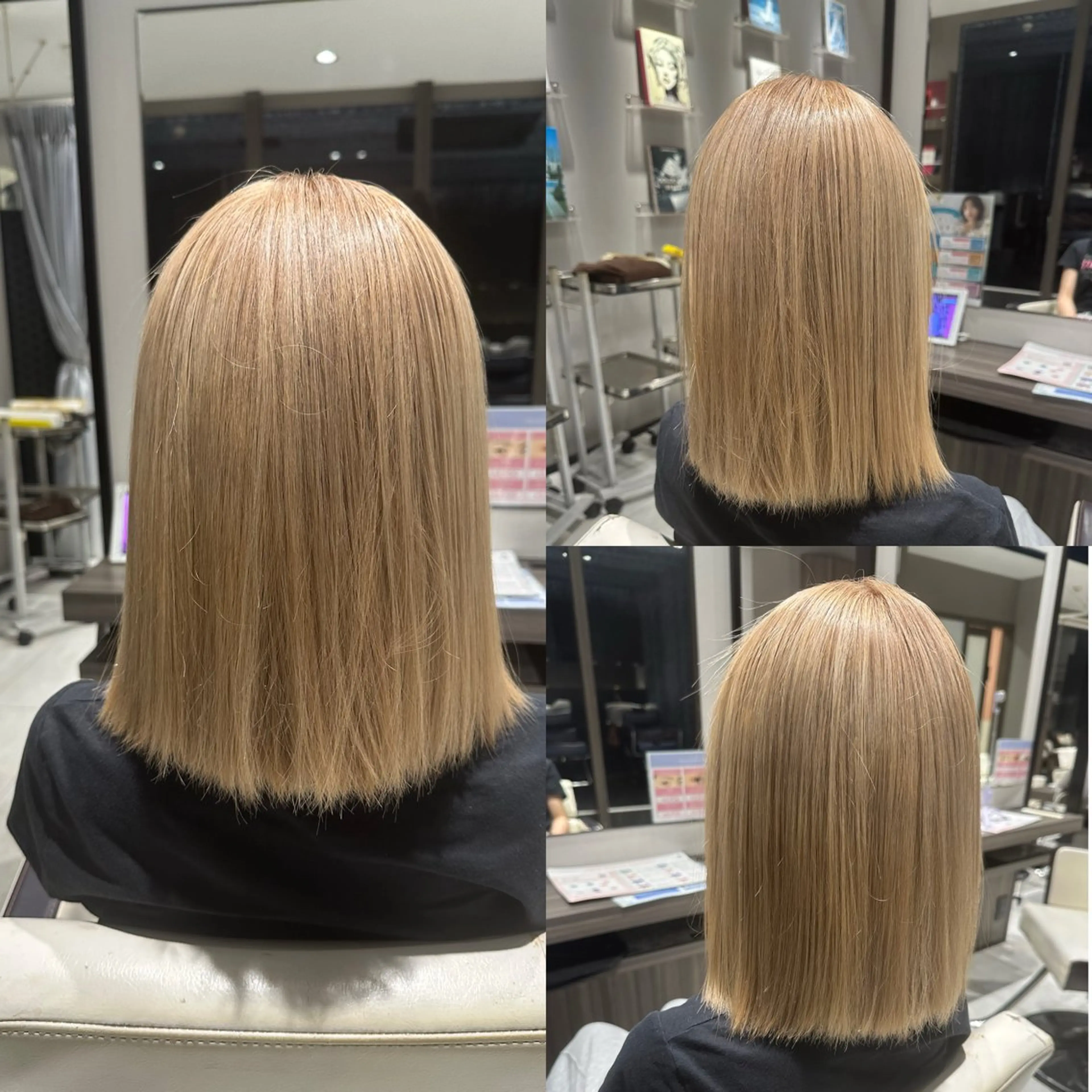 カット＋2ブリーチ＋カラー＋ハホニコトリートメントの写真