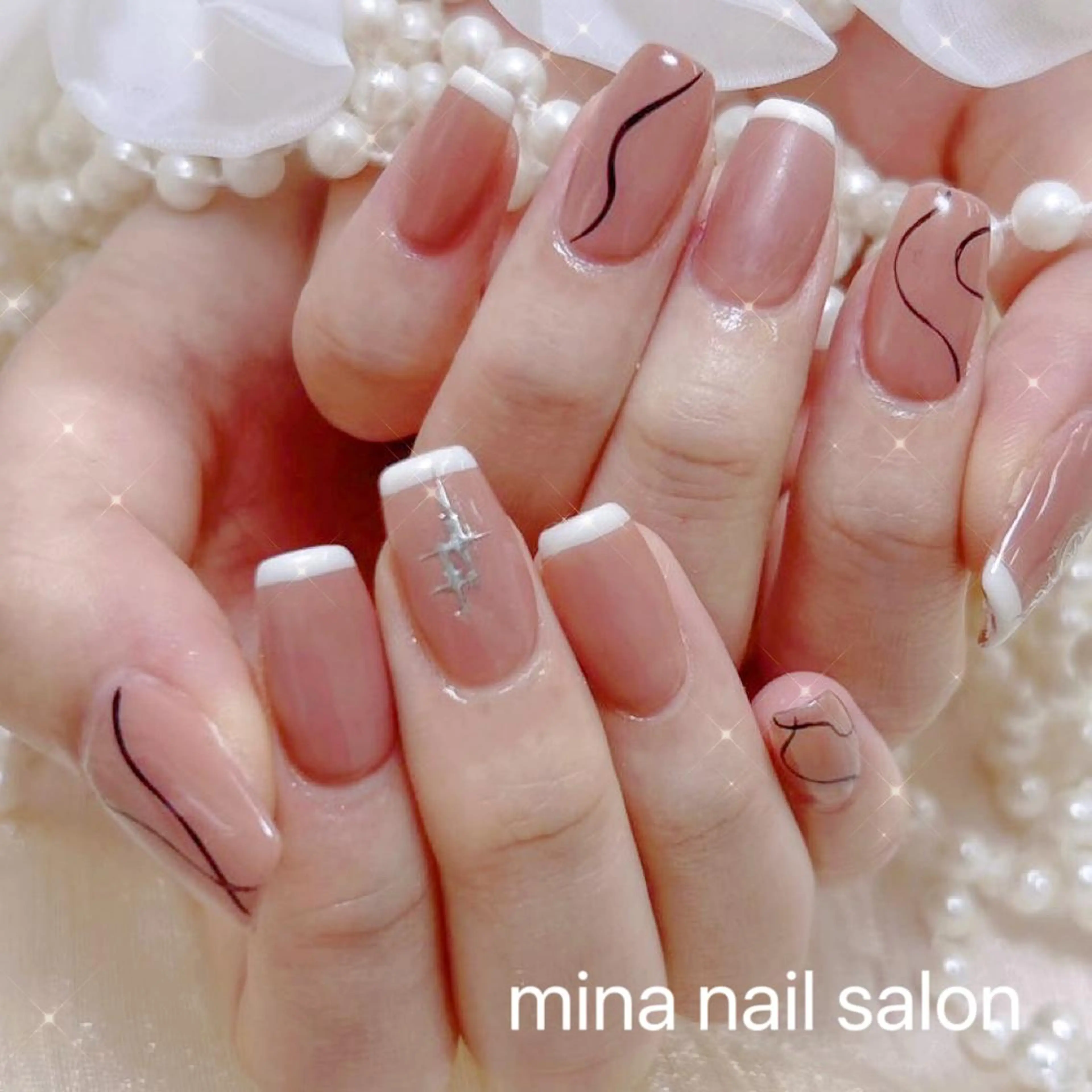 ネイル 🎀彩羽チップ 長さだし専門🎀のネイルデザイン