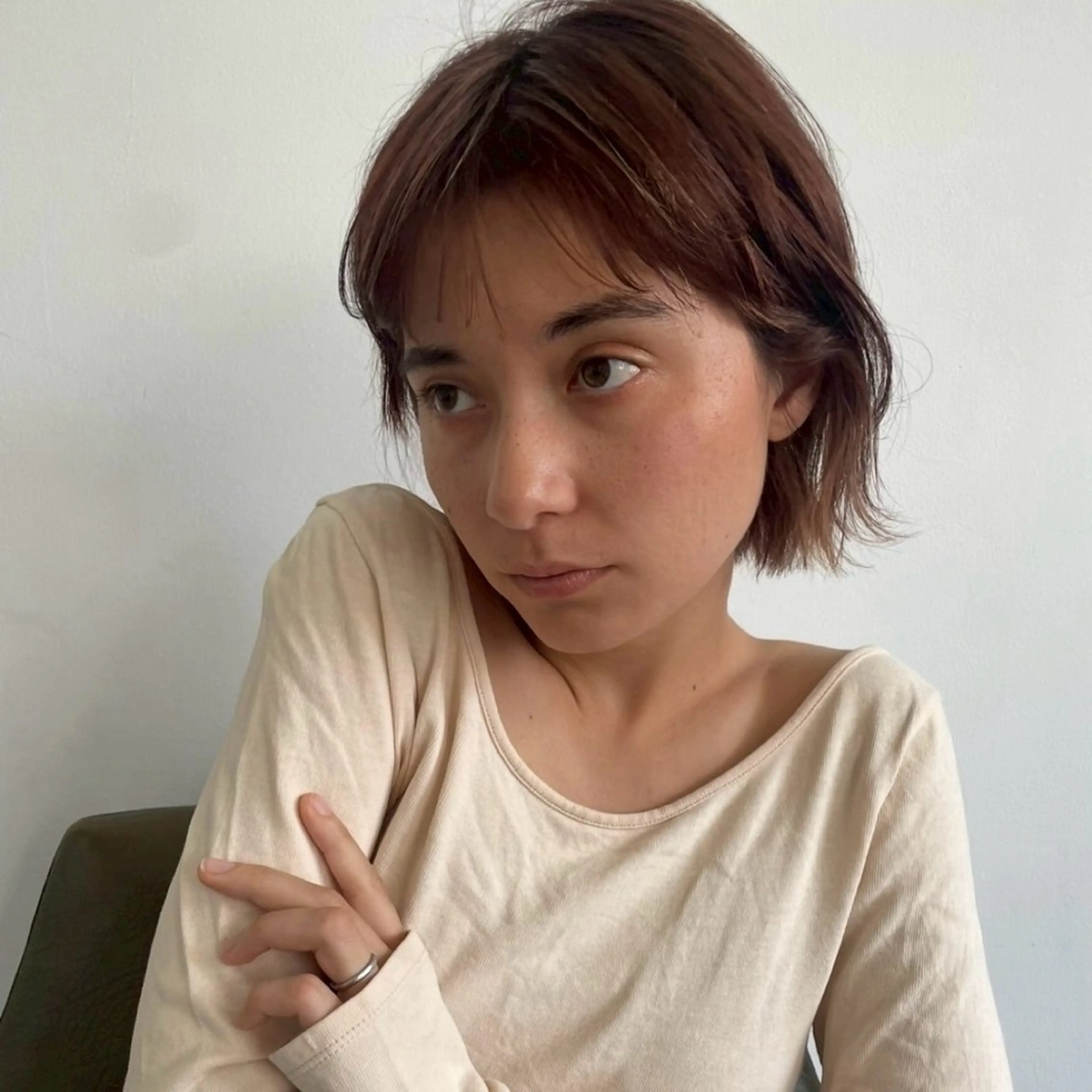 ショート カラー カット ヘアカラー ハナ🌼 ボブ/透明感カラーのヘアスタイル