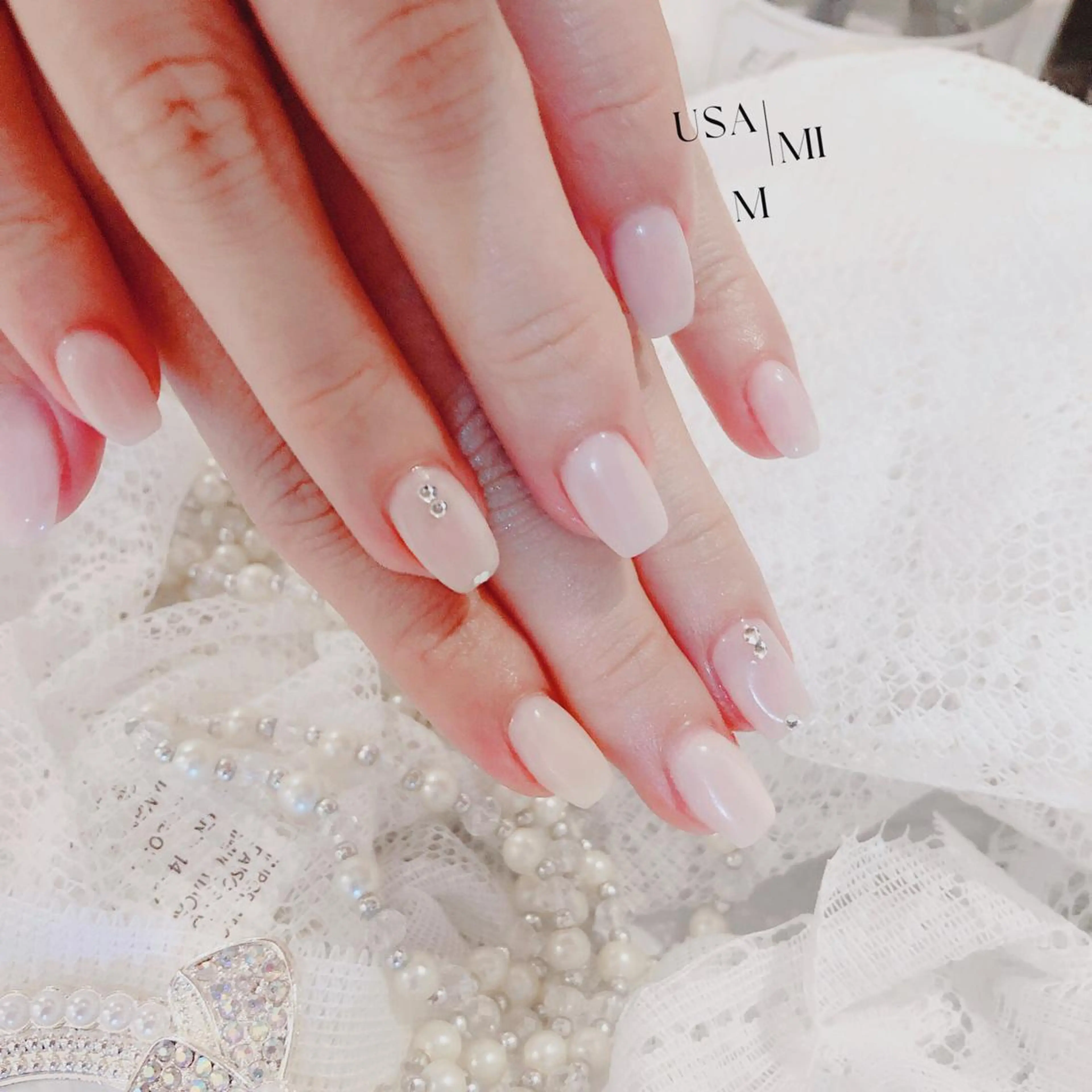 ネイル ハンドネイル 💕🐰うさみみ🐰 💕のネイルデザイン