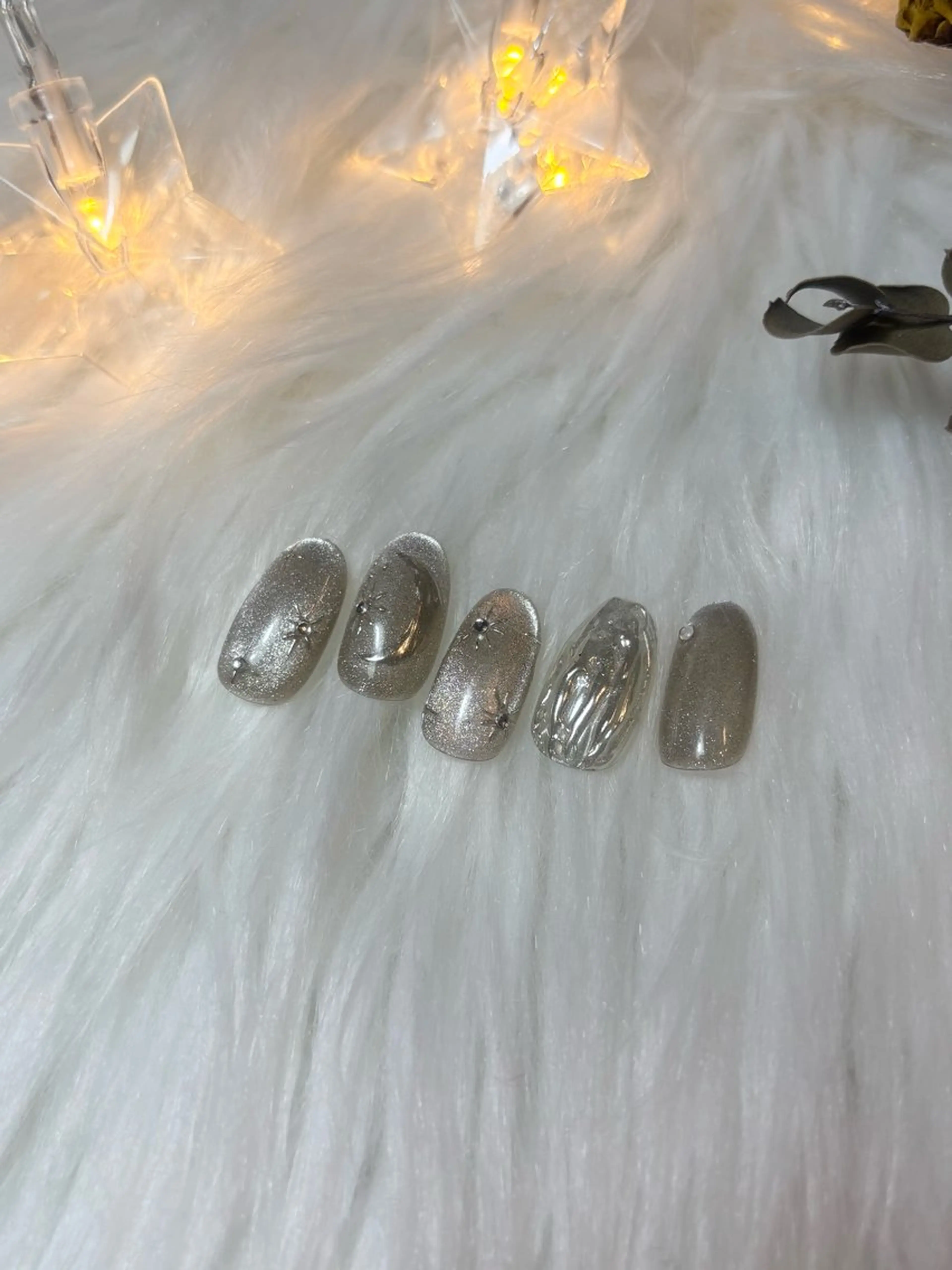 ネイル ブルー キラキラネイル 韓国ネイル マグネットネイル シンプルネイル timtam --sakiのネイルデザイン