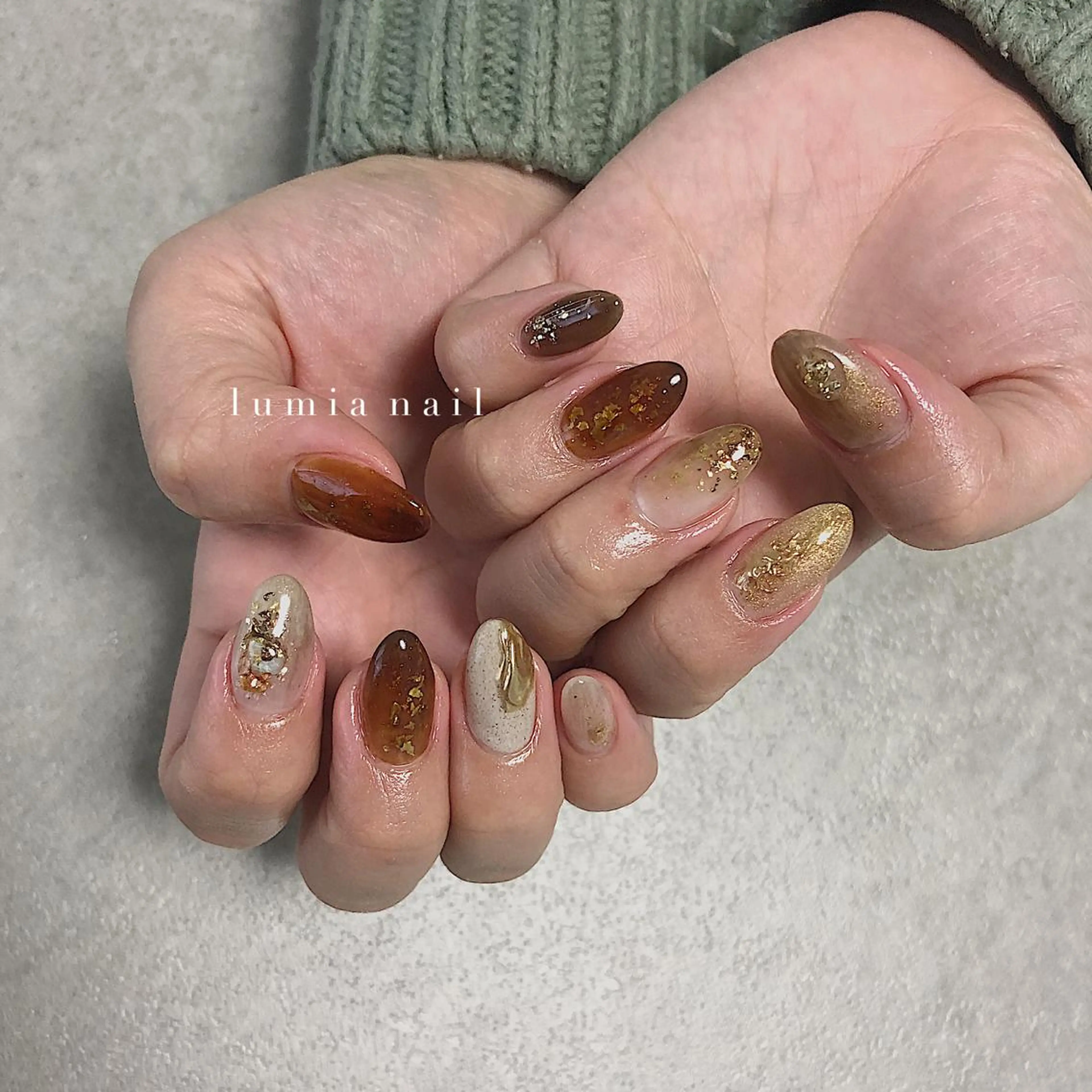 ネイル nail&eyelash Rine所属・Rine 放出 (リネ)のネイルデザイン