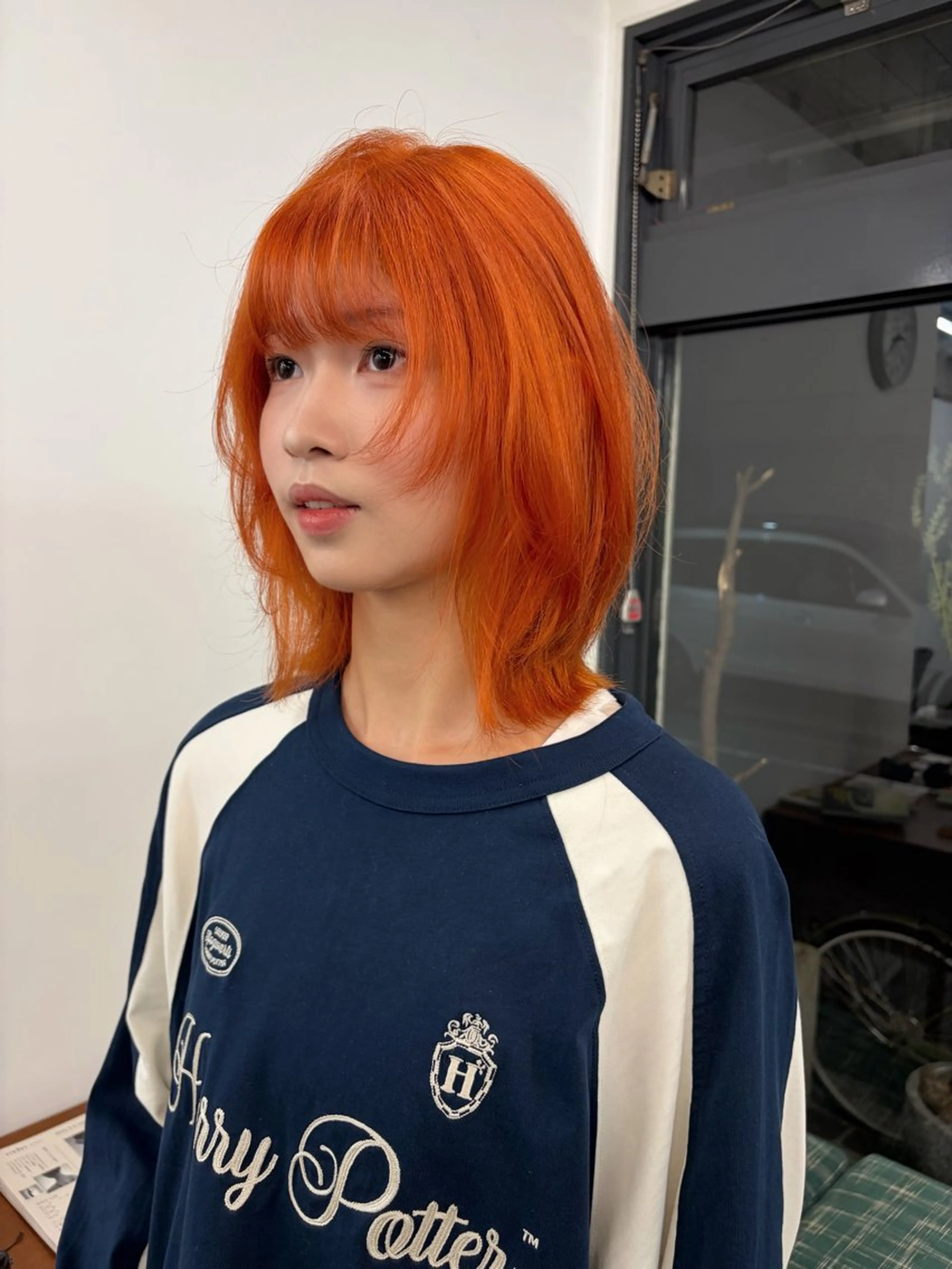 ショート ヘアカラー 顔周りカット/透明感 カラー/rioのヘアスタイル