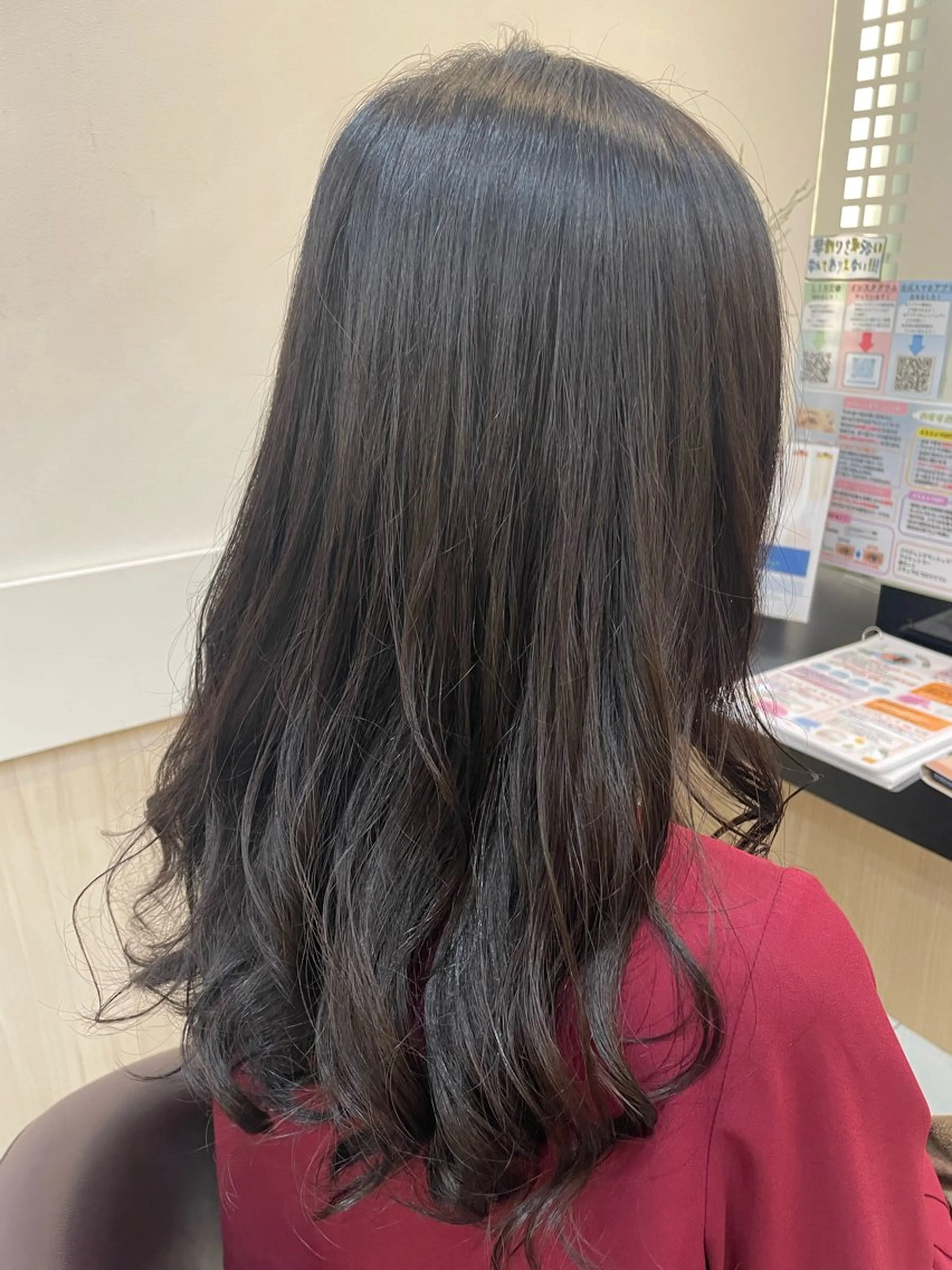 セミロング パーマ ヘアアレンジ カット パーマ 縮毛矯正 トリートメント ヘアセット リリー /Men's/パーマのヘアスタイル