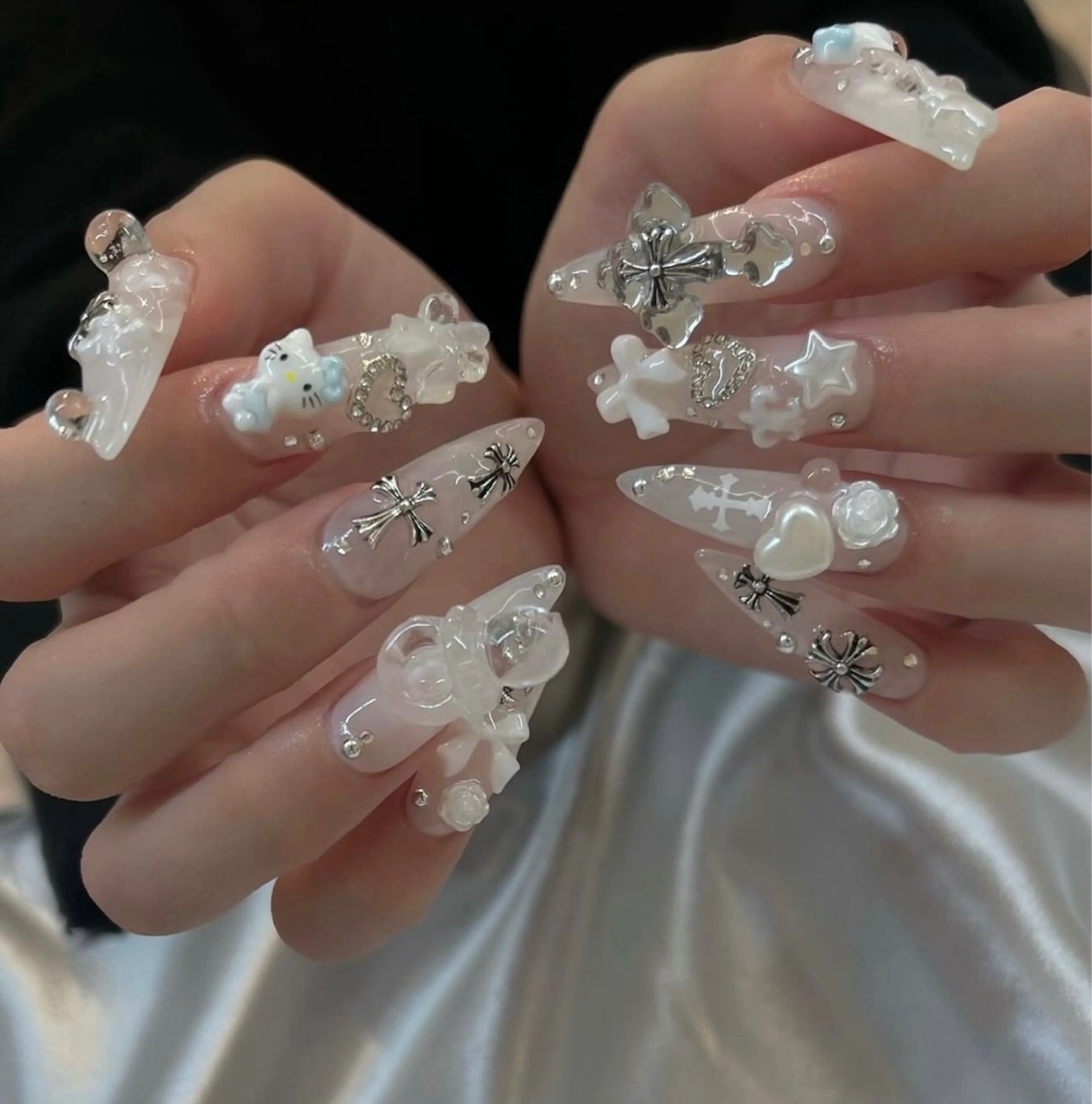ネイル アートネイル フレンチネイル ジェルネイル ニュアンスネイル オフィスネイル ハンドネイル Jenn Nail Shinokuboのネイルデザイン