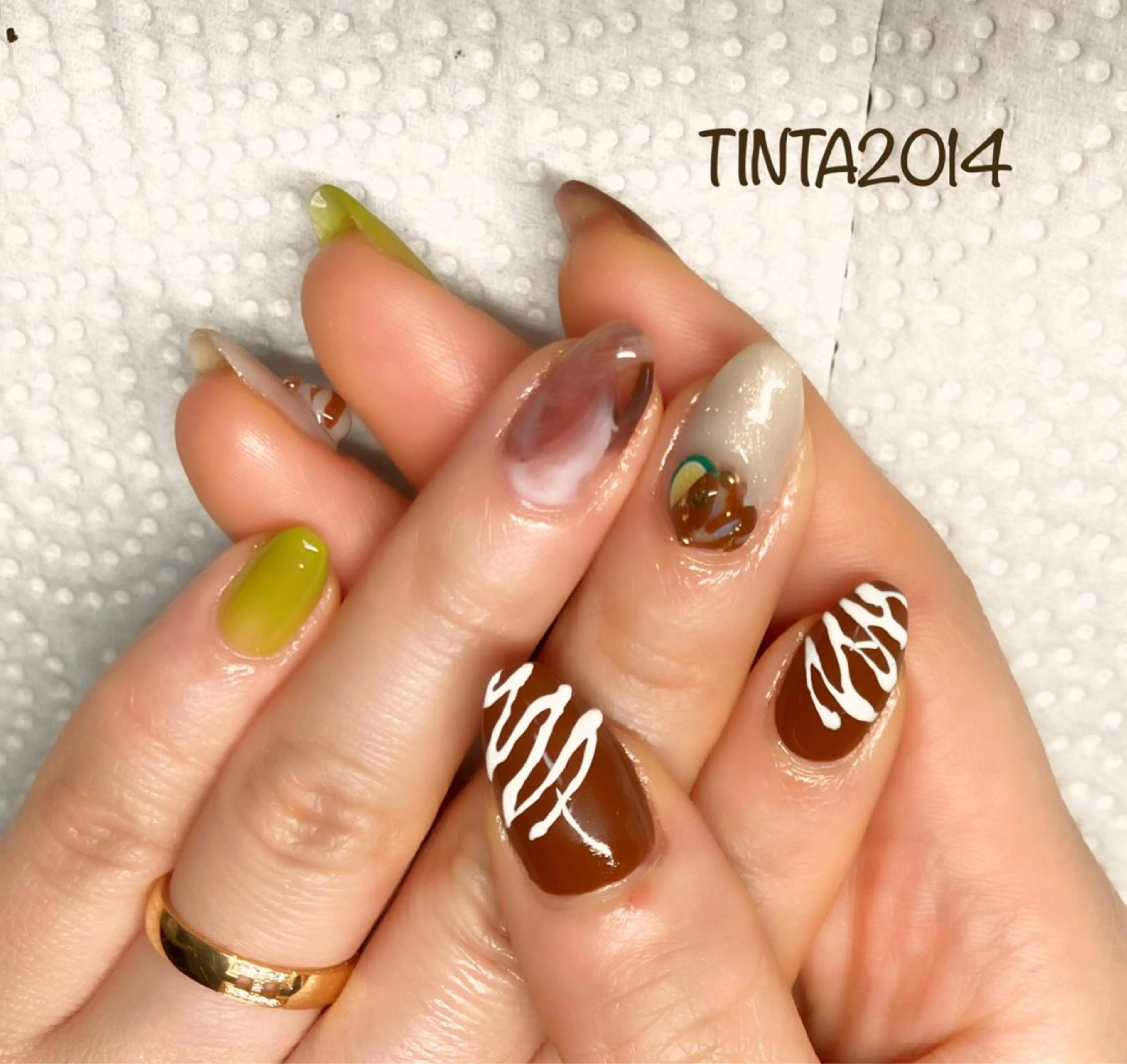 ネイル ハンドネイル ネイルサロン ティンタ所属・馬場 典子のネイルデザイン