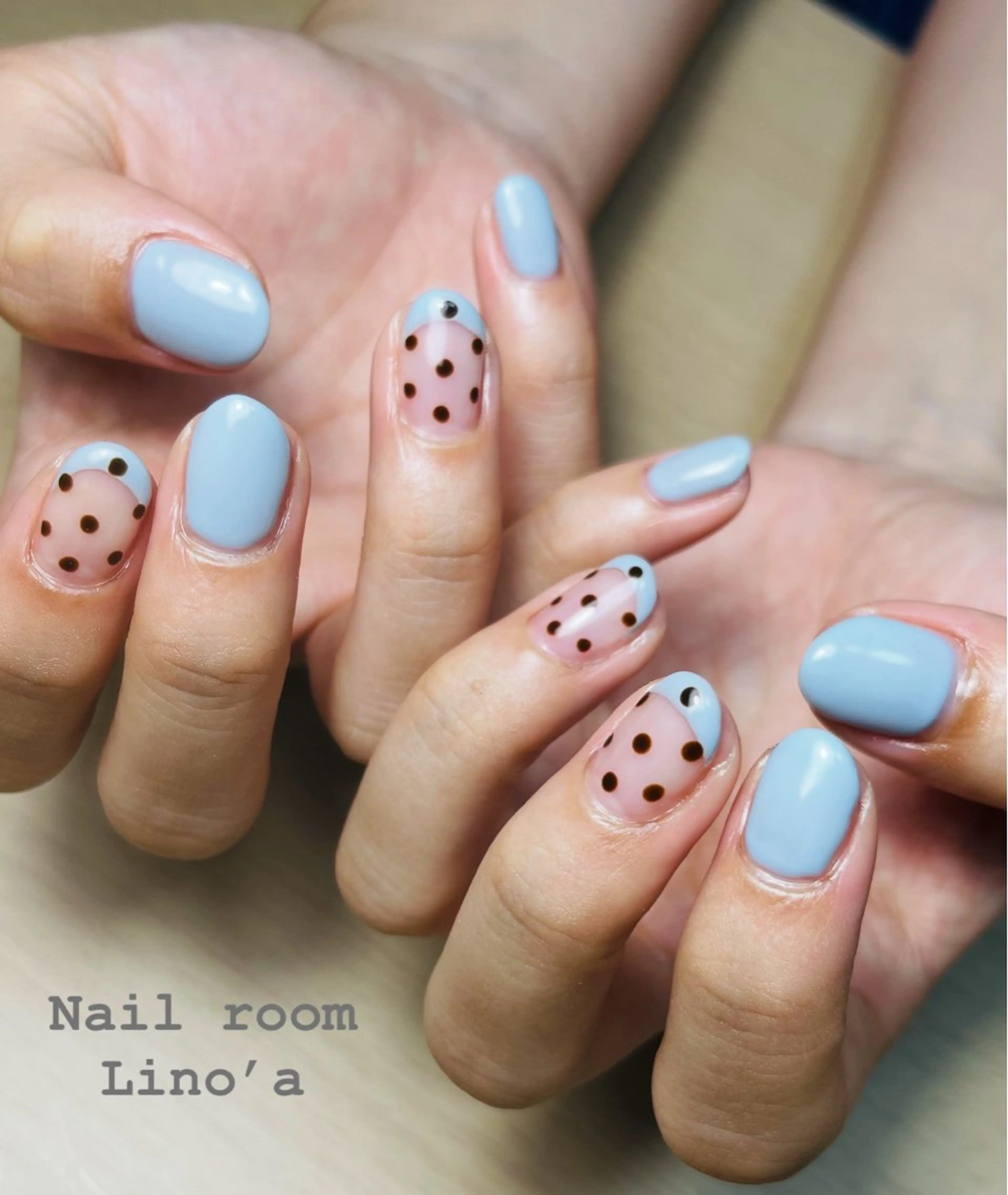 ネイル ドット ハンドネイル Nail room Lino’aのネイルデザイン