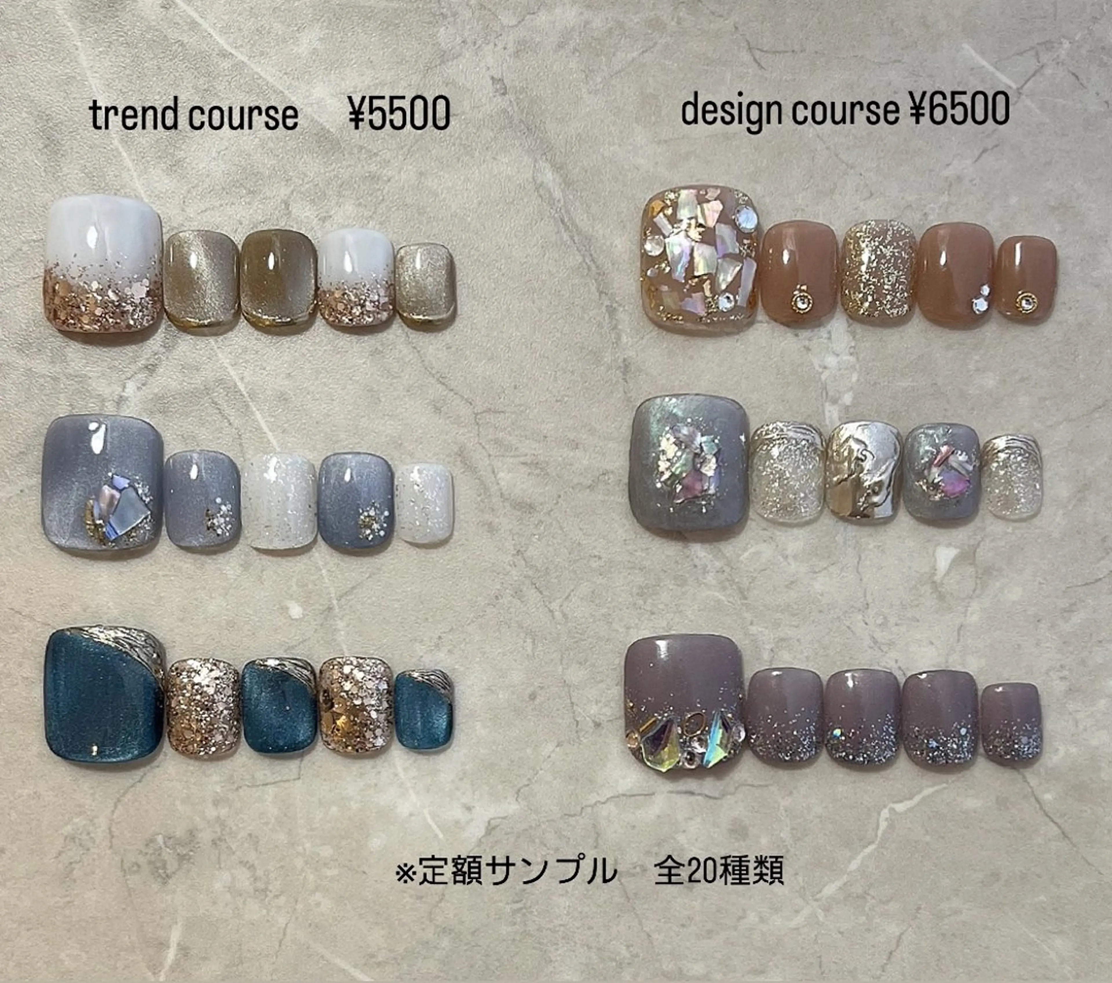 ネイル フットネイル ジェルネイル 韓国ネイル フットネイル nail salon Lauleaのネイルデザイン