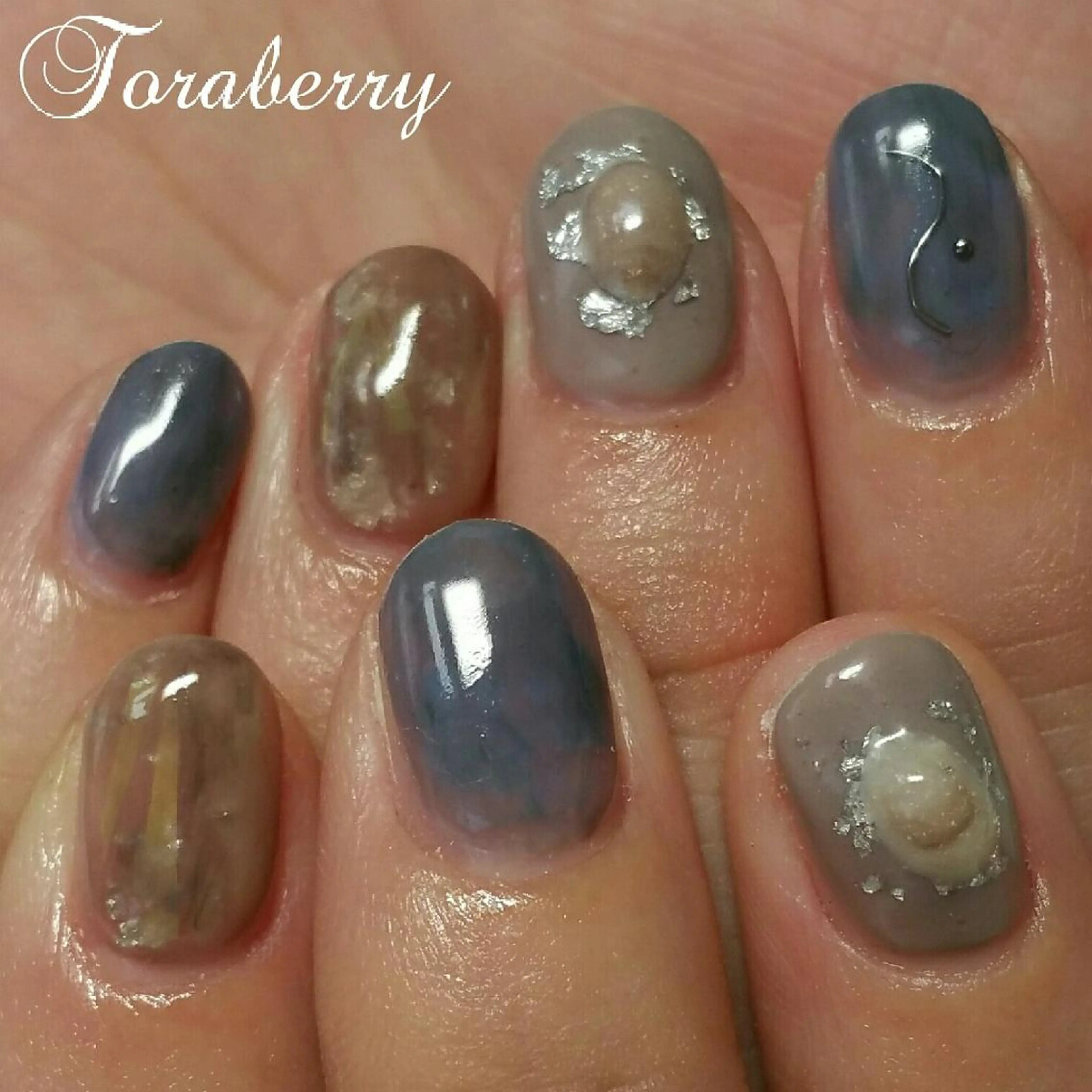 ネイル ニュアンスネイル ハンドネイル ネイリスト なつみのネイルデザイン