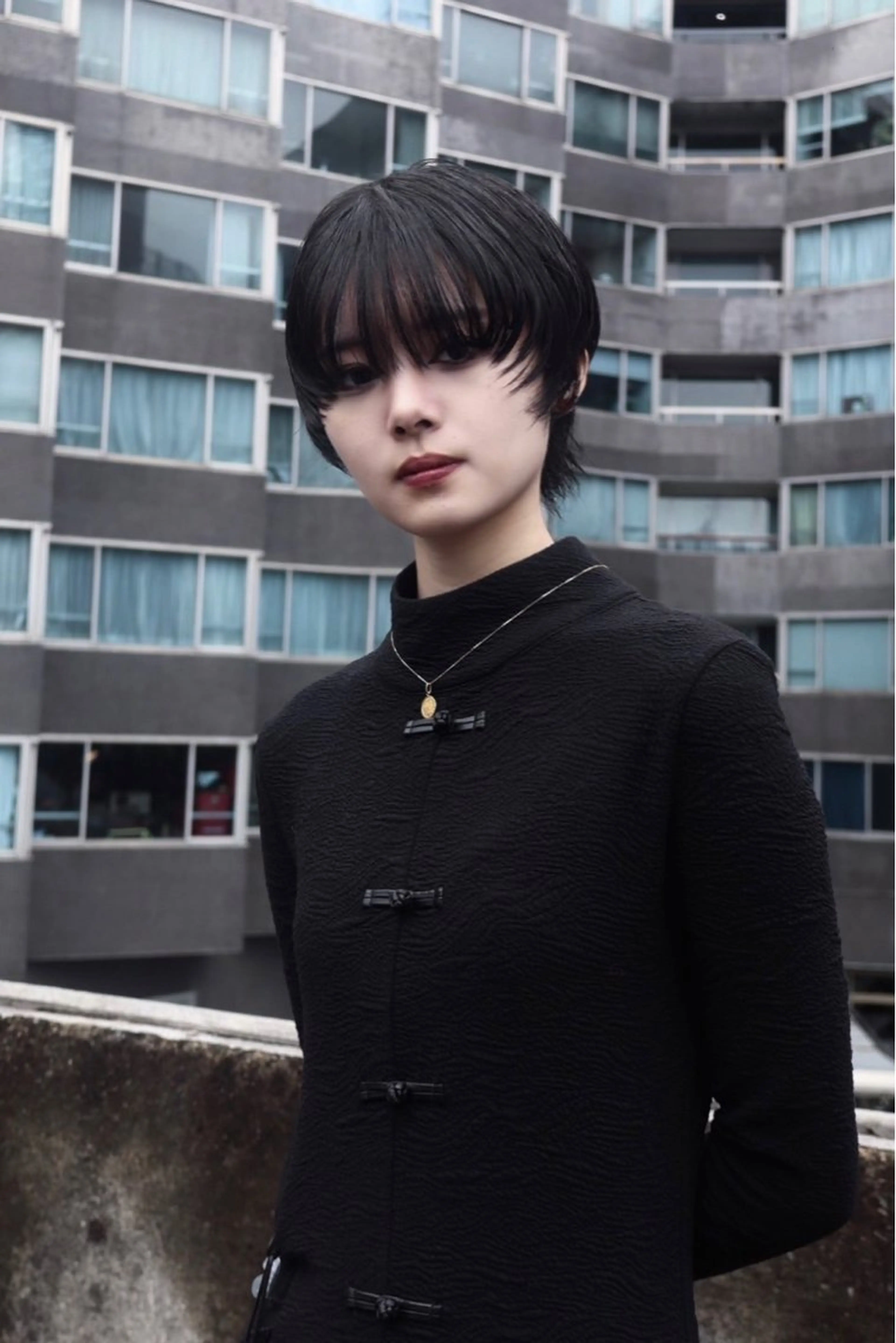 ショート レイヤーカット /ハイトーンchaoのヘアスタイル