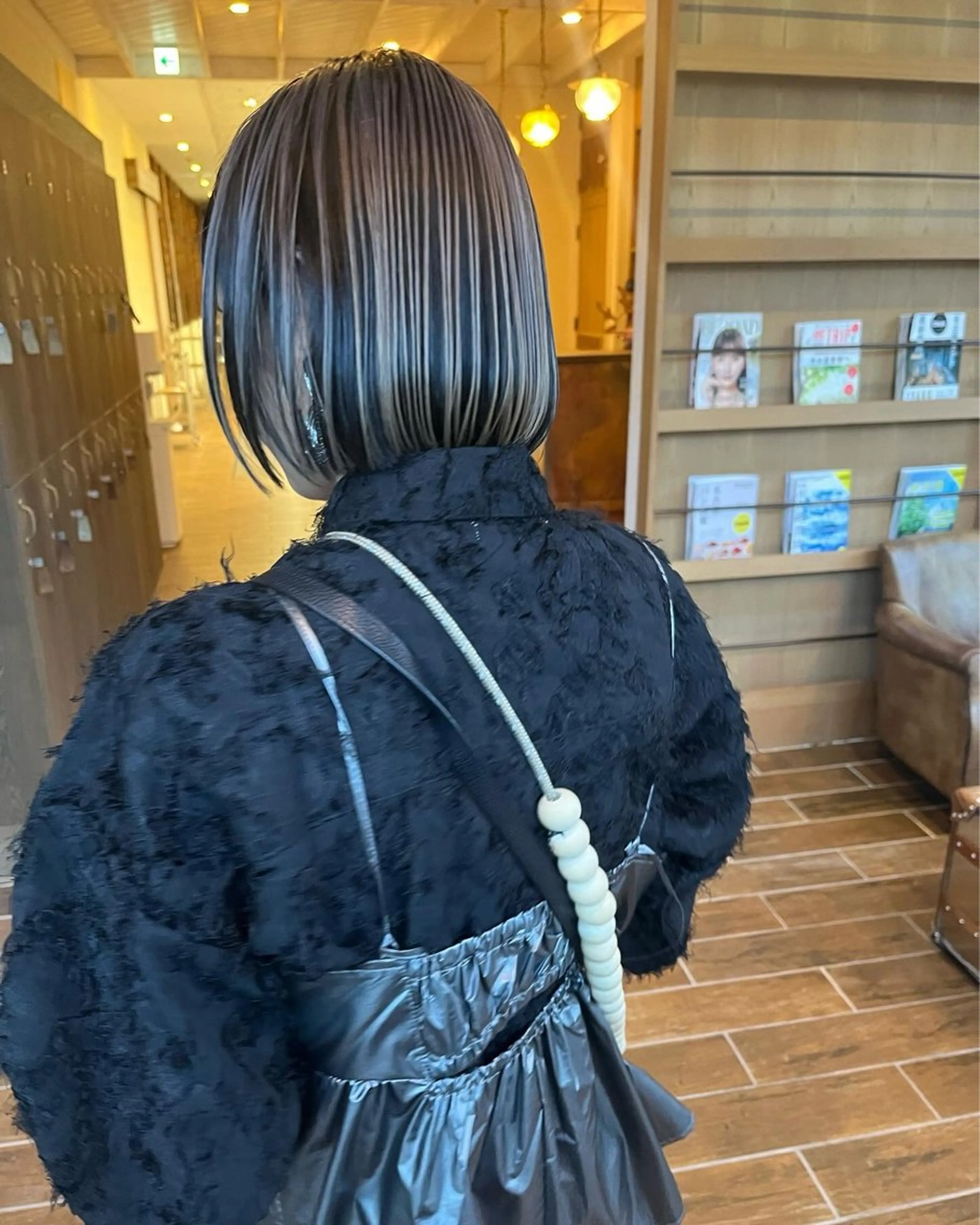 ミディアム カラー 松野 心音のヘアスタイル