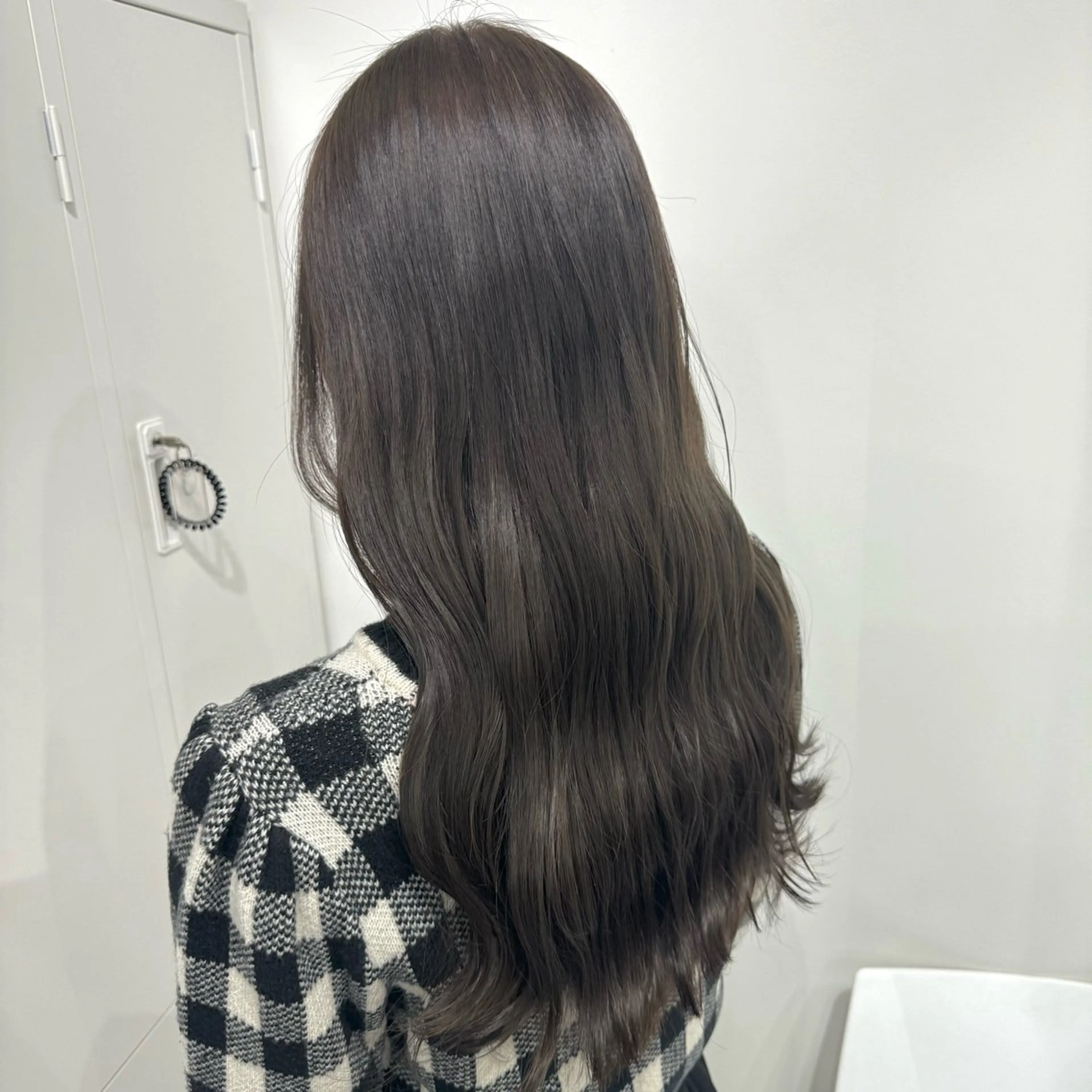 ロング カラー ヘアカラー トリートメント 🎀髪質改善×韓国レ イヤー×透明感/米田のヘアスタイル