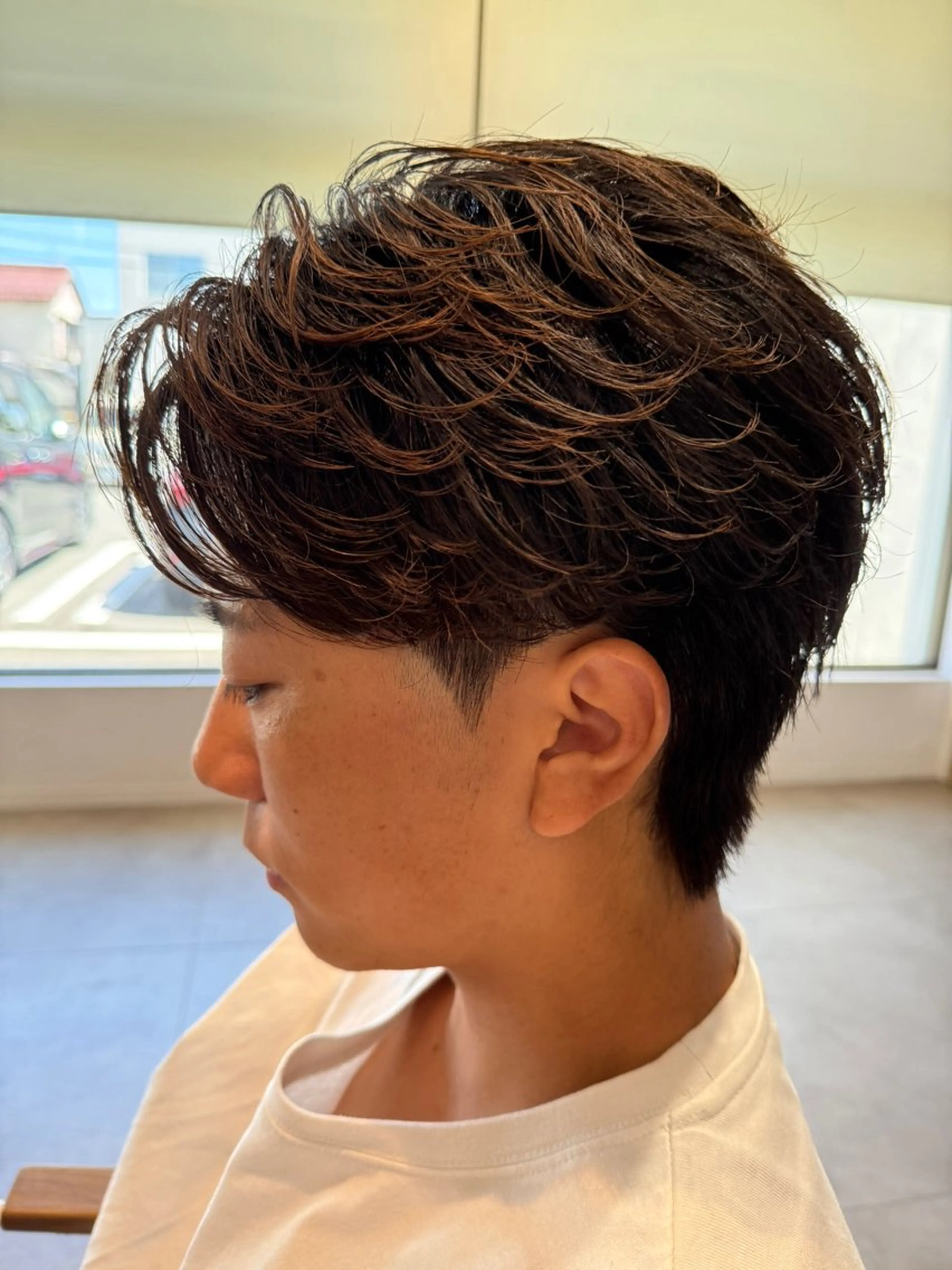 ショート カット パーマ 樋口 令惟のヘアスタイル