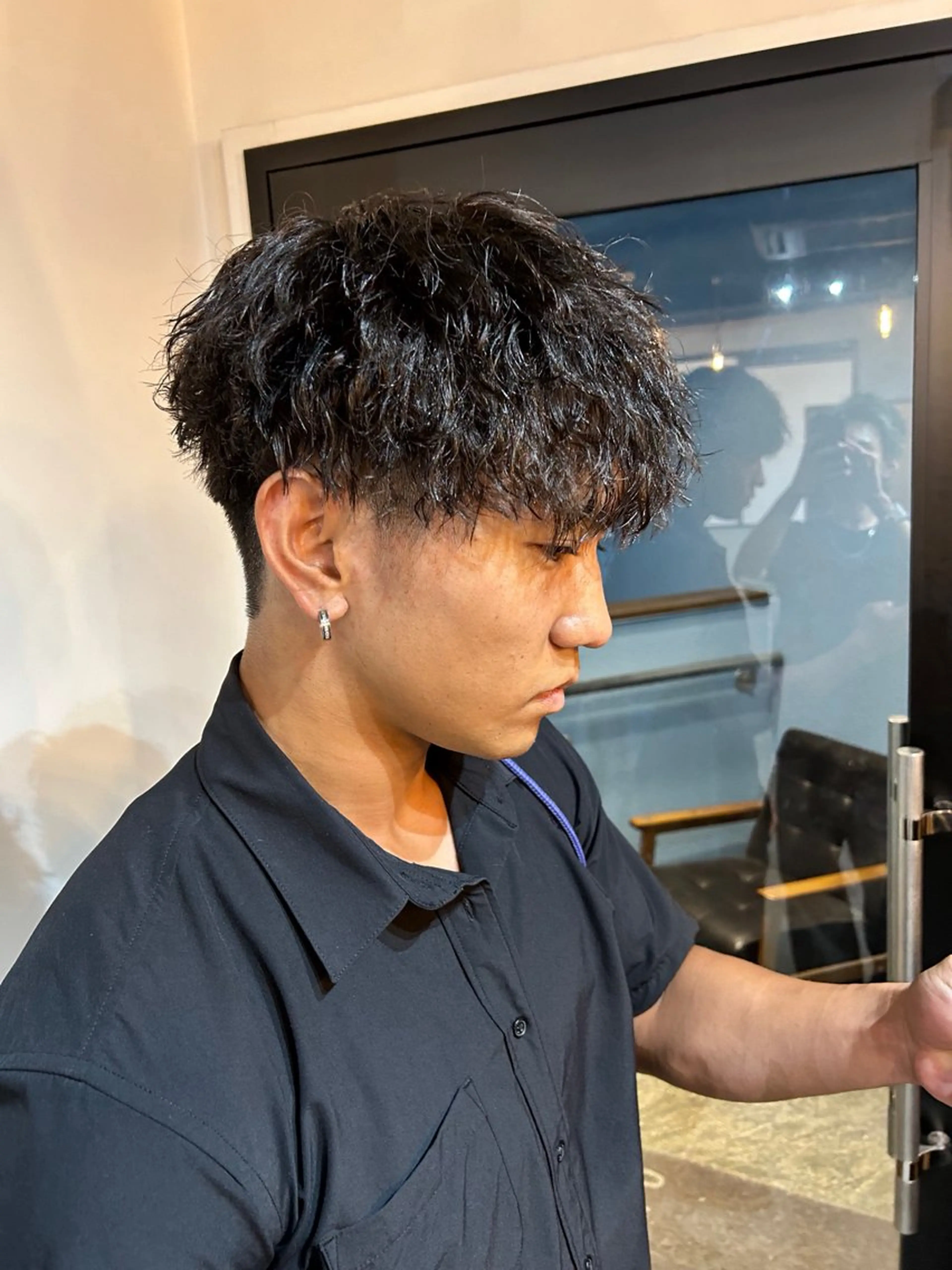 【✨️この冬の流行り✨️】🎉11月限定🎉メンズカット＋縦落ちツイストスパイラルパーマ（トリートメント付き）の写真