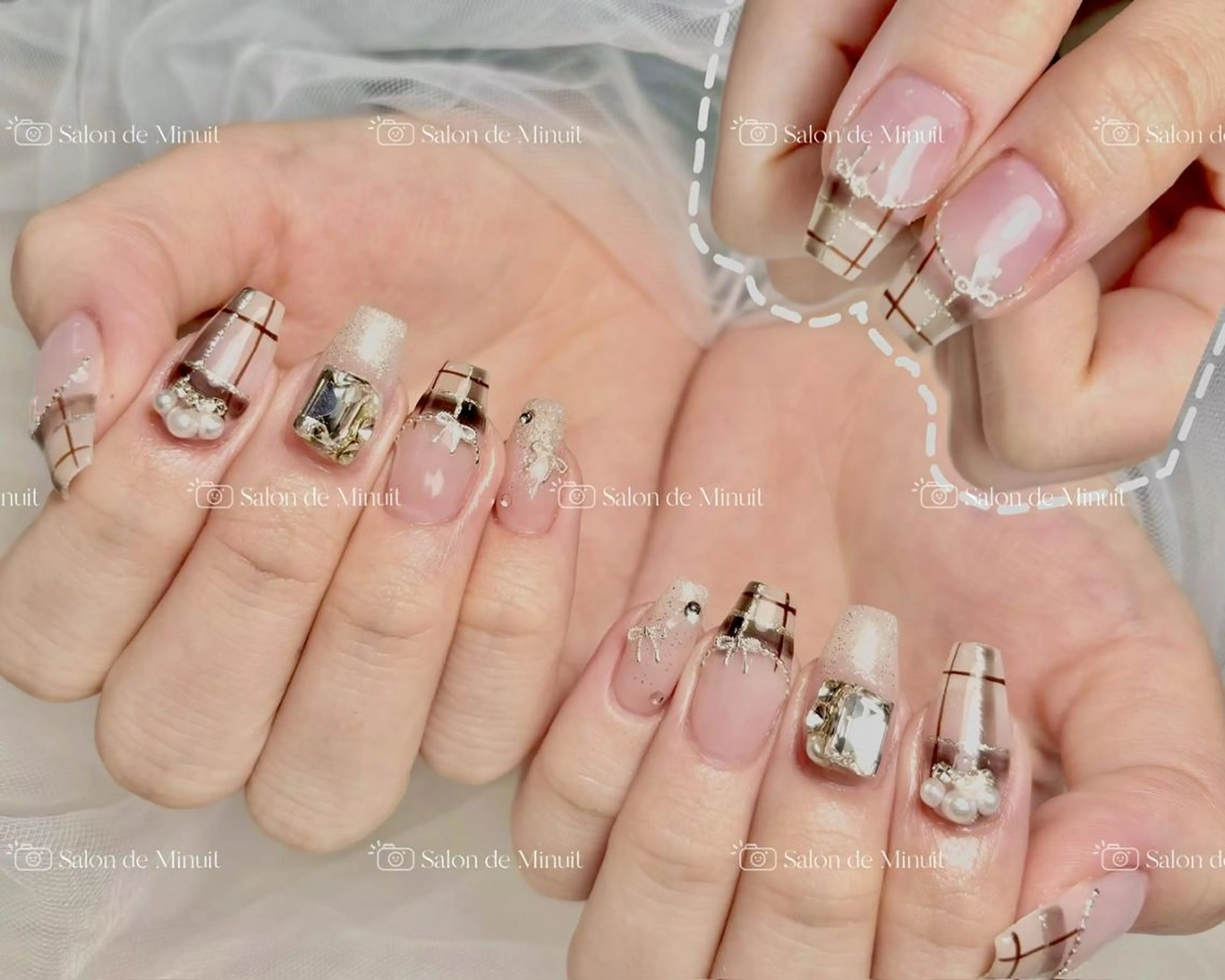 ネイル Salon de Minuit🦩のネイルデザイン