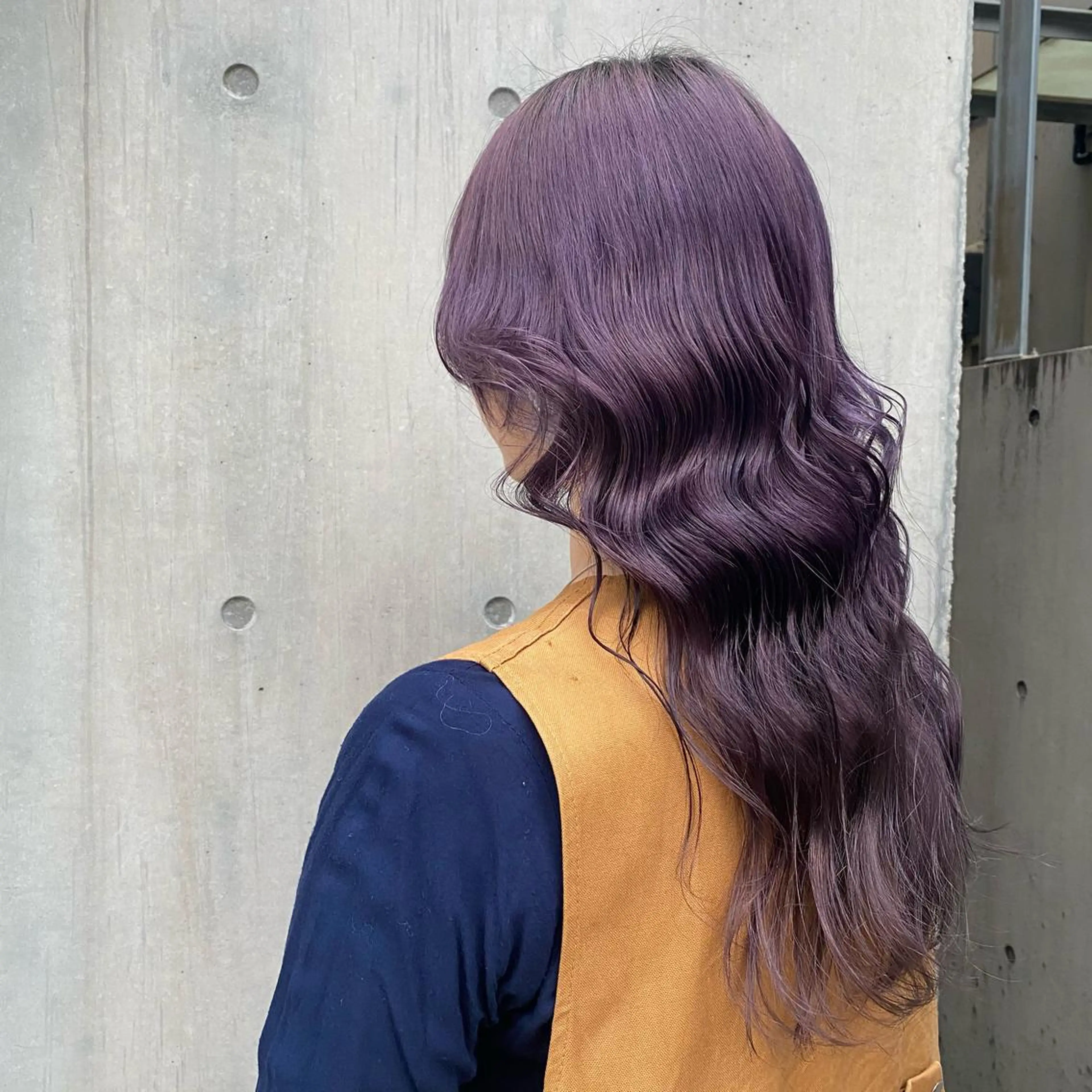 カラー アッシュ ベージュカラー 黒髪 ブルーカラー ブルーブラック 透明感/韓国風 🤍moeka🤍のヘアスタイル