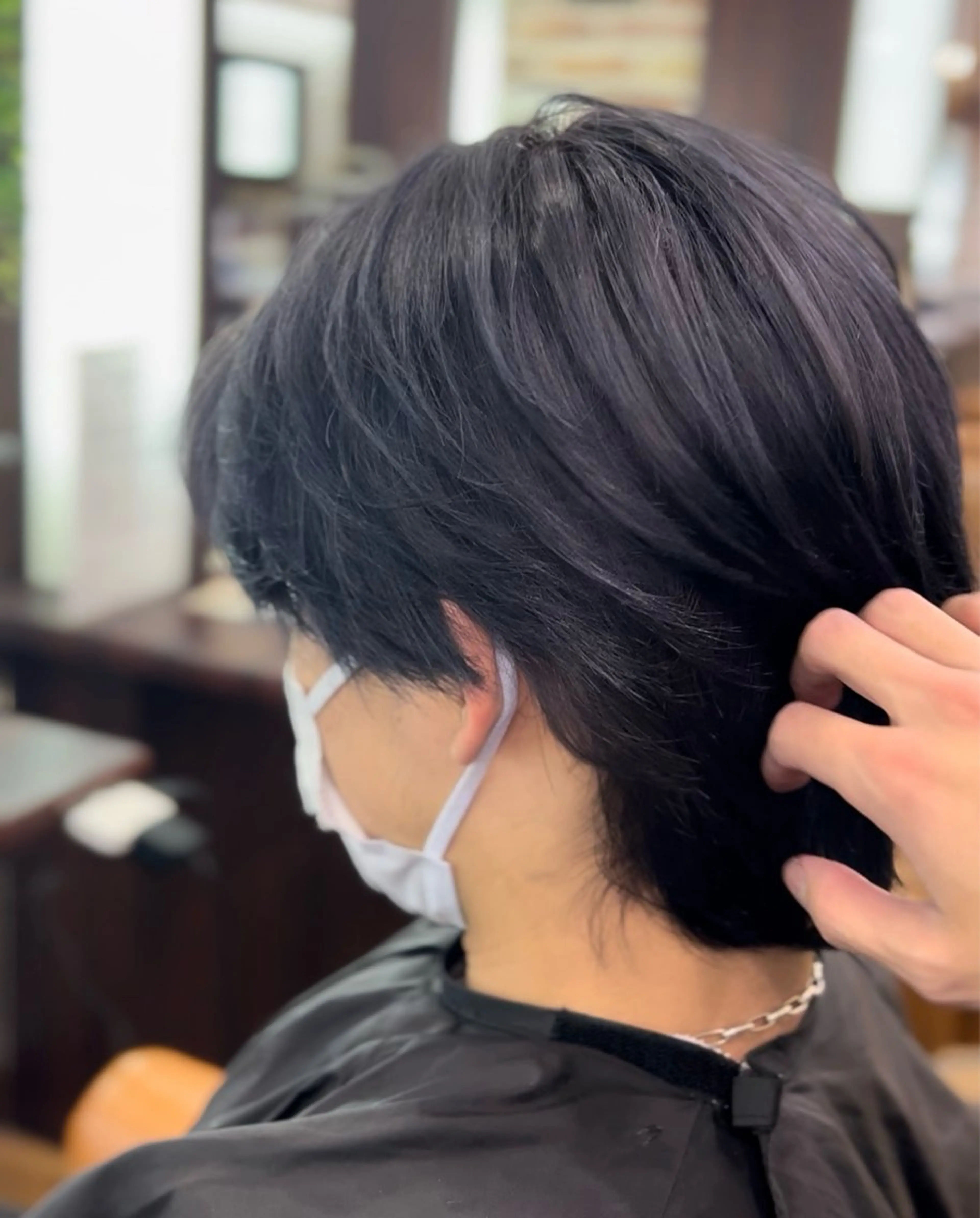 カラー メンズ ラベンダーカラー シルバー ✨透明感カラー✨ 大和のヘアスタイル