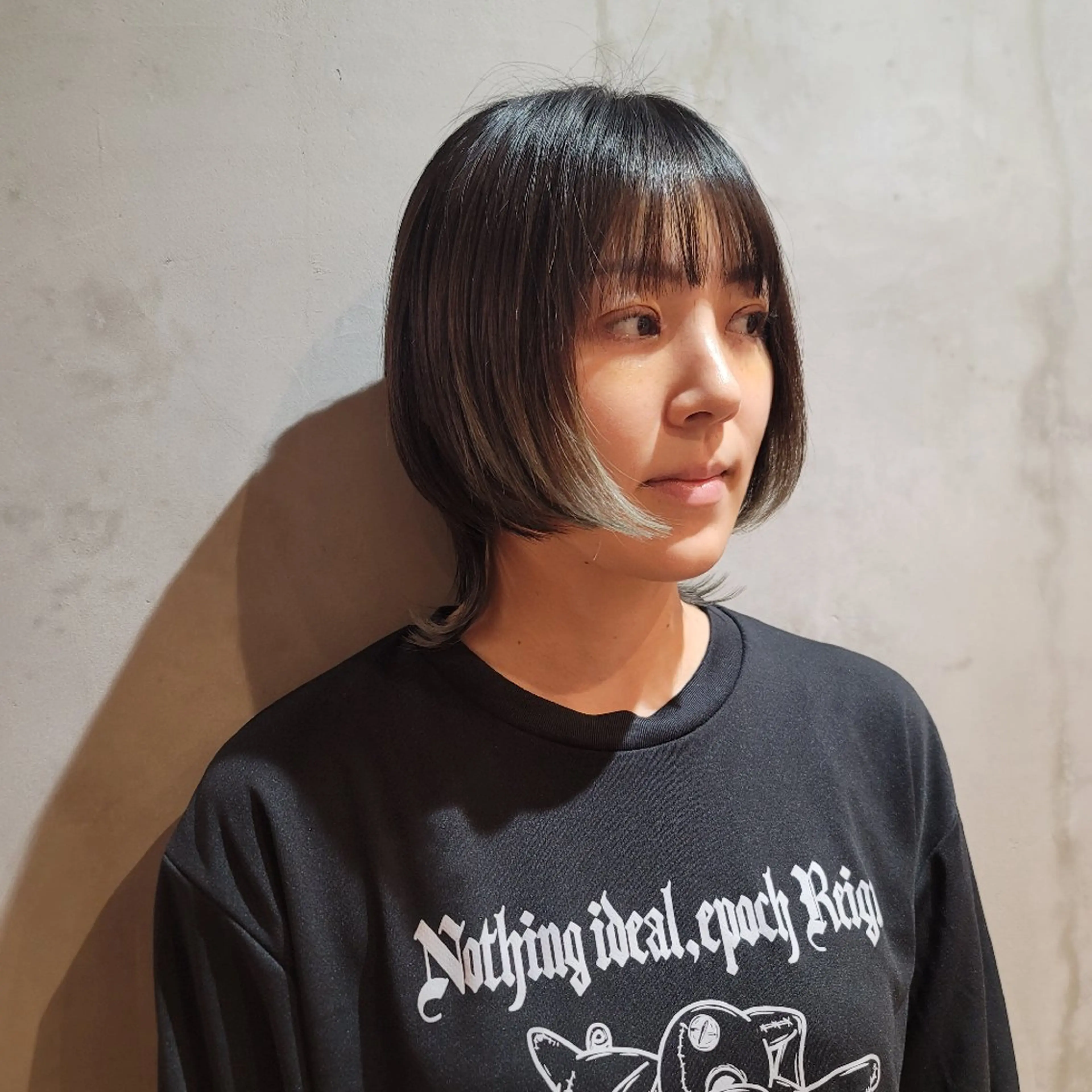 ミディアム カット 🐬似合わせ🦈 佐々田 桜江のヘアスタイル