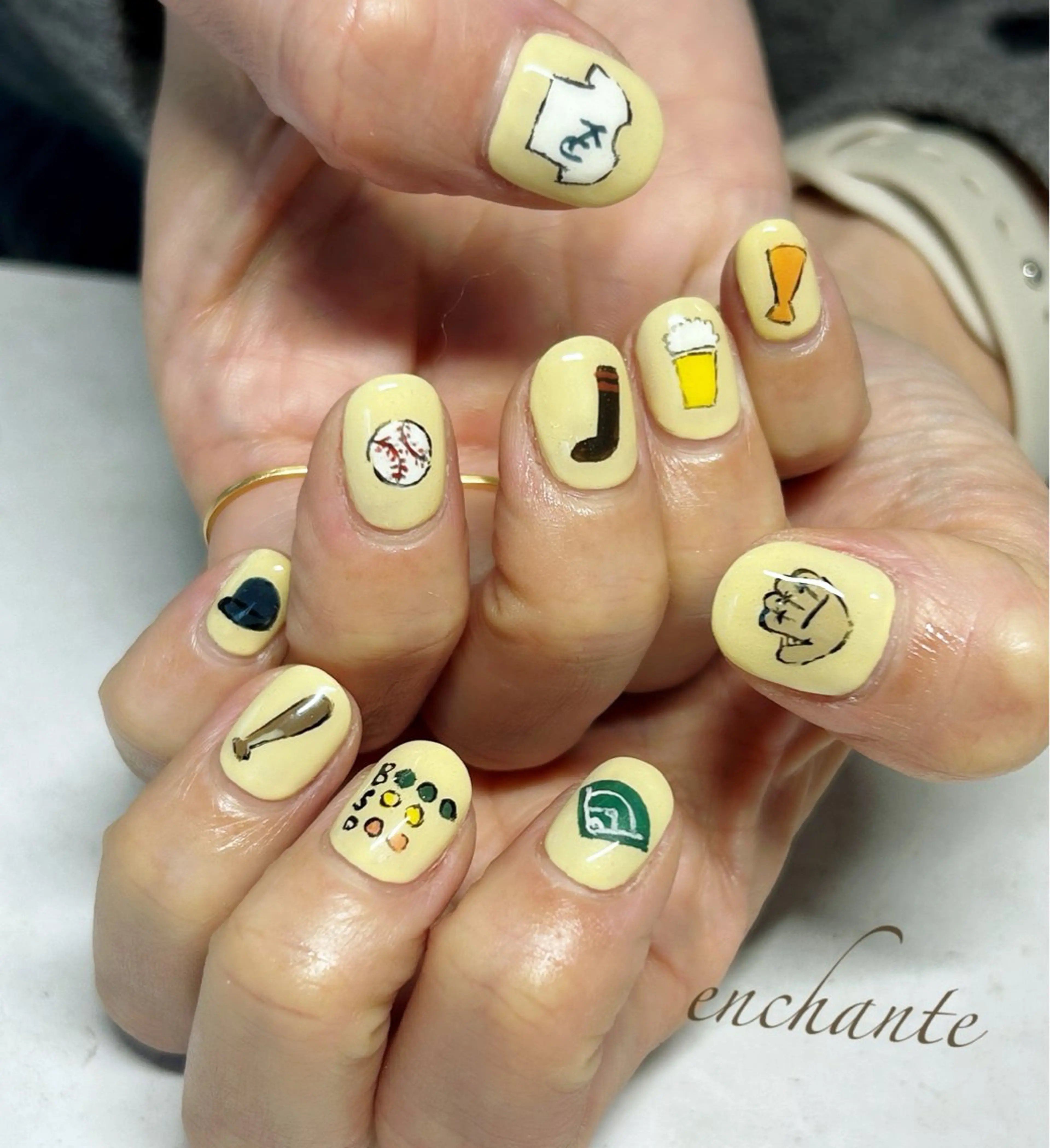 ネイル アンシャンテ所属・enchante 自由が丘のネイルデザイン