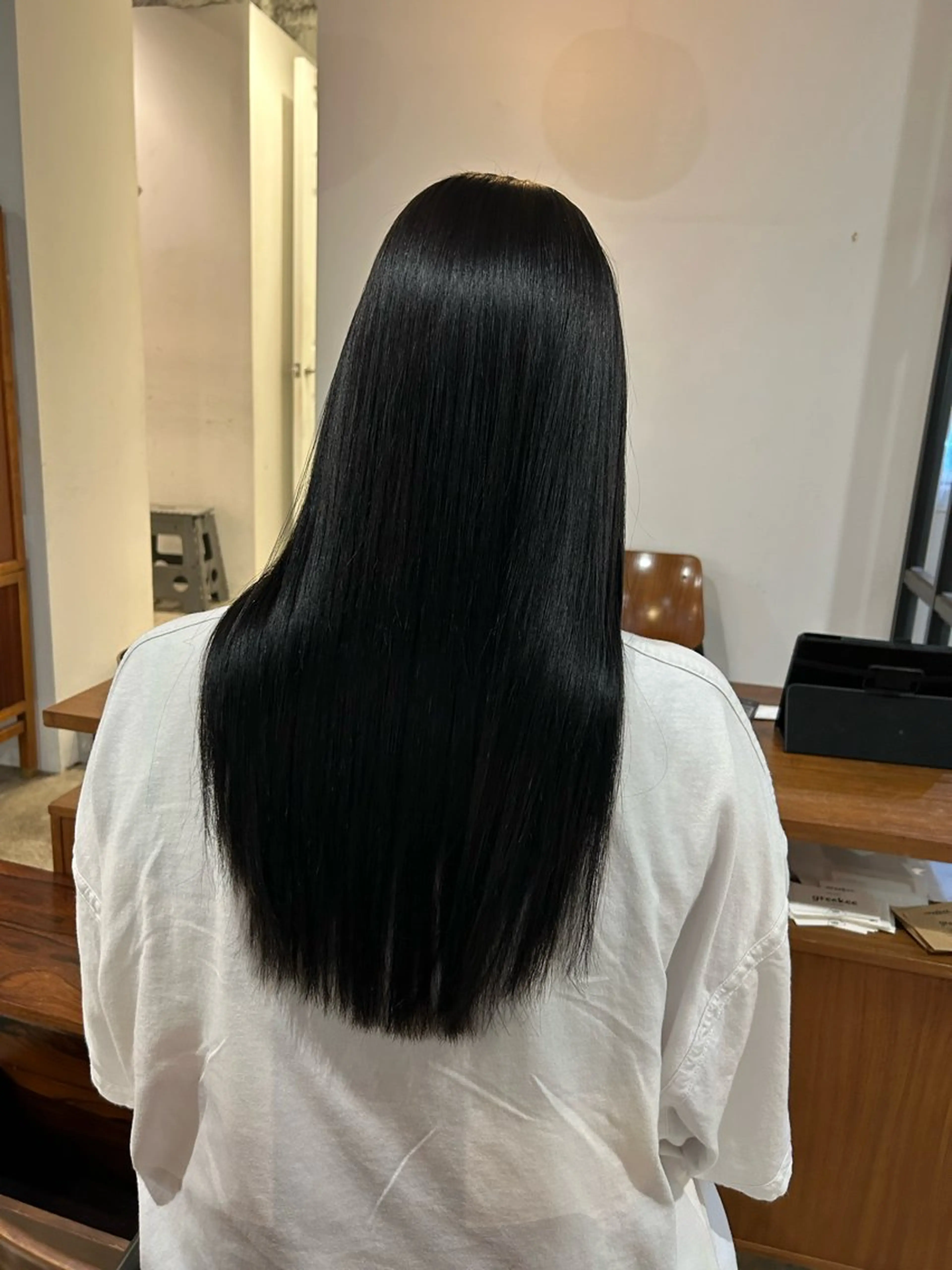ロング 縮毛矯正 トリートメント 【ボブ/縮毛矯正 /髪質改善】motoのヘアスタイル