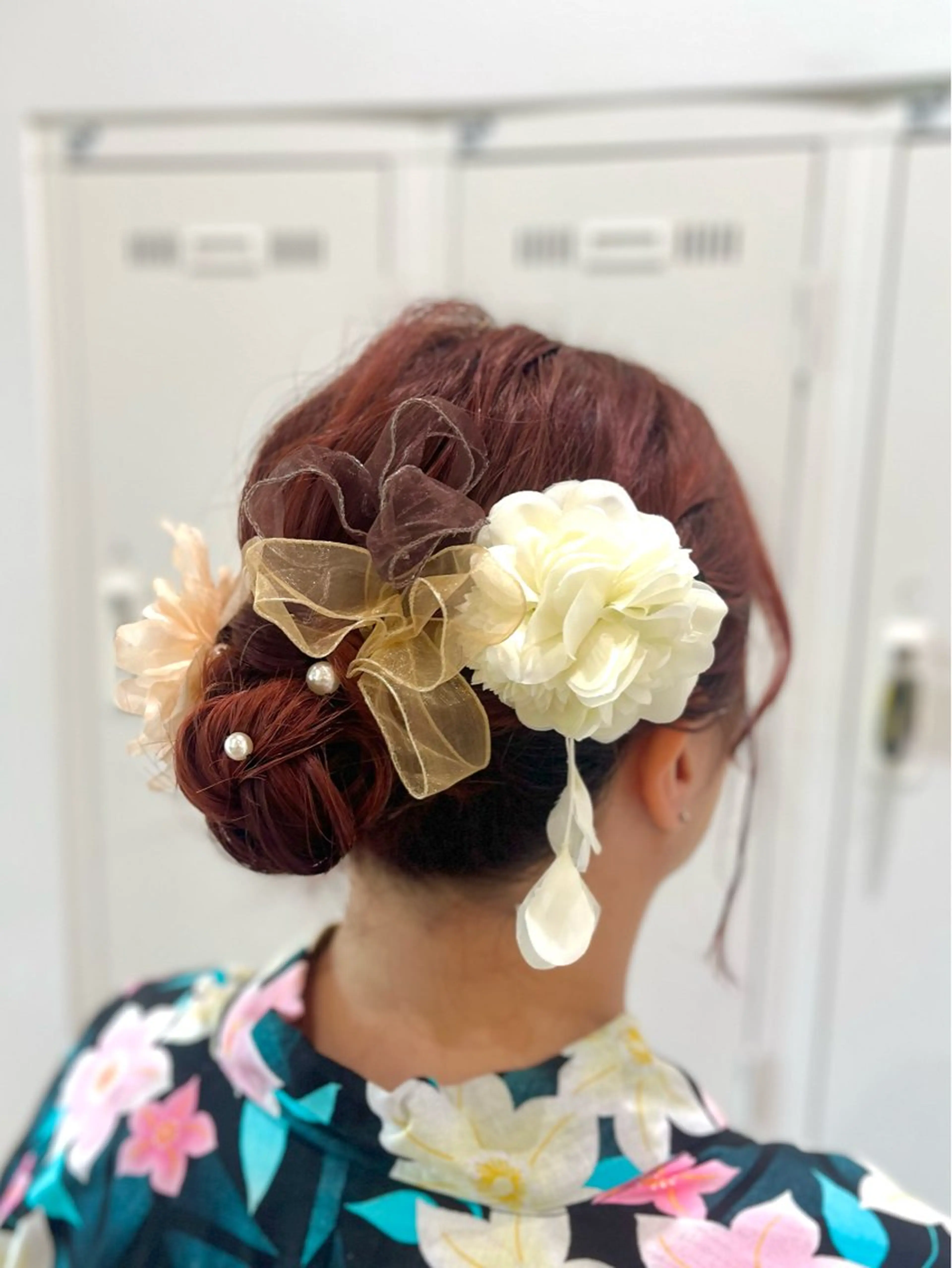ミディアム 着付け 透明感カラー🫧/ アレンジ/ayanoのヘアスタイル