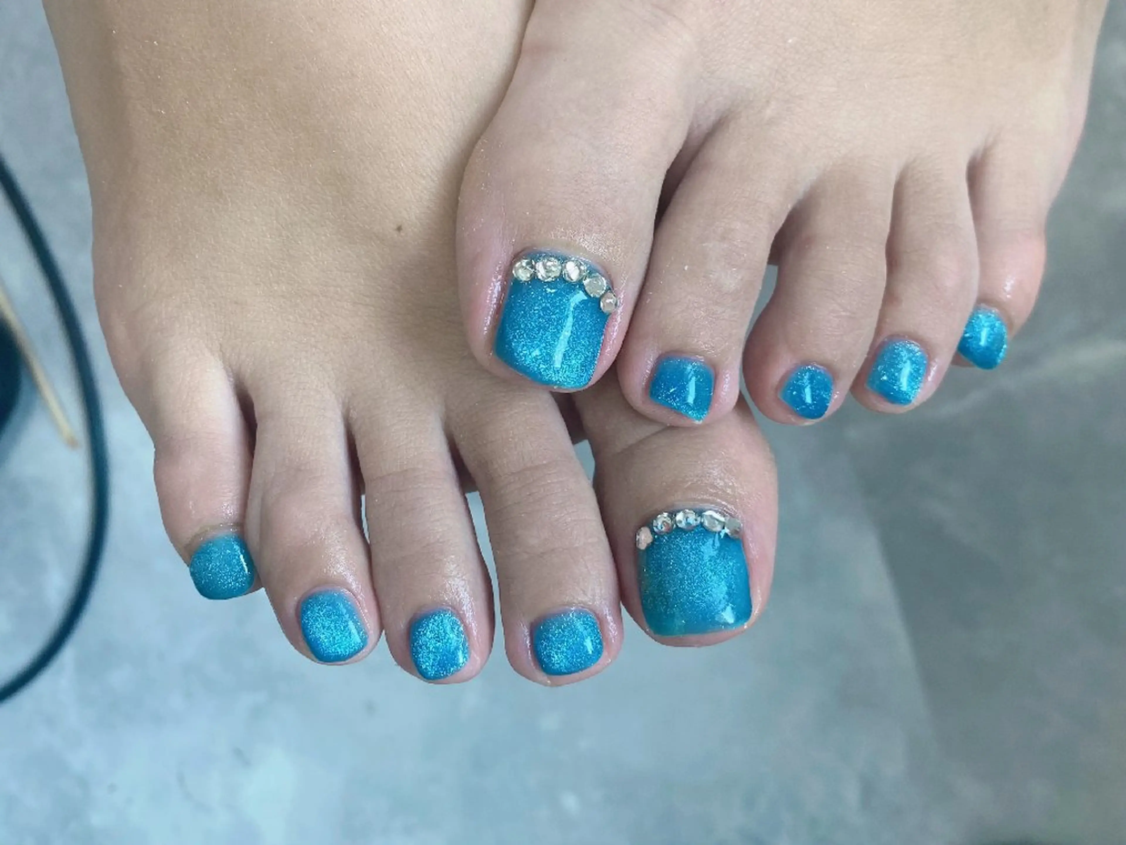 ネイル アートネイル フラワーネイル フットネイル フレンチネイル ジェルネイル フットネイル UM Nail Salonのネイルデザイン