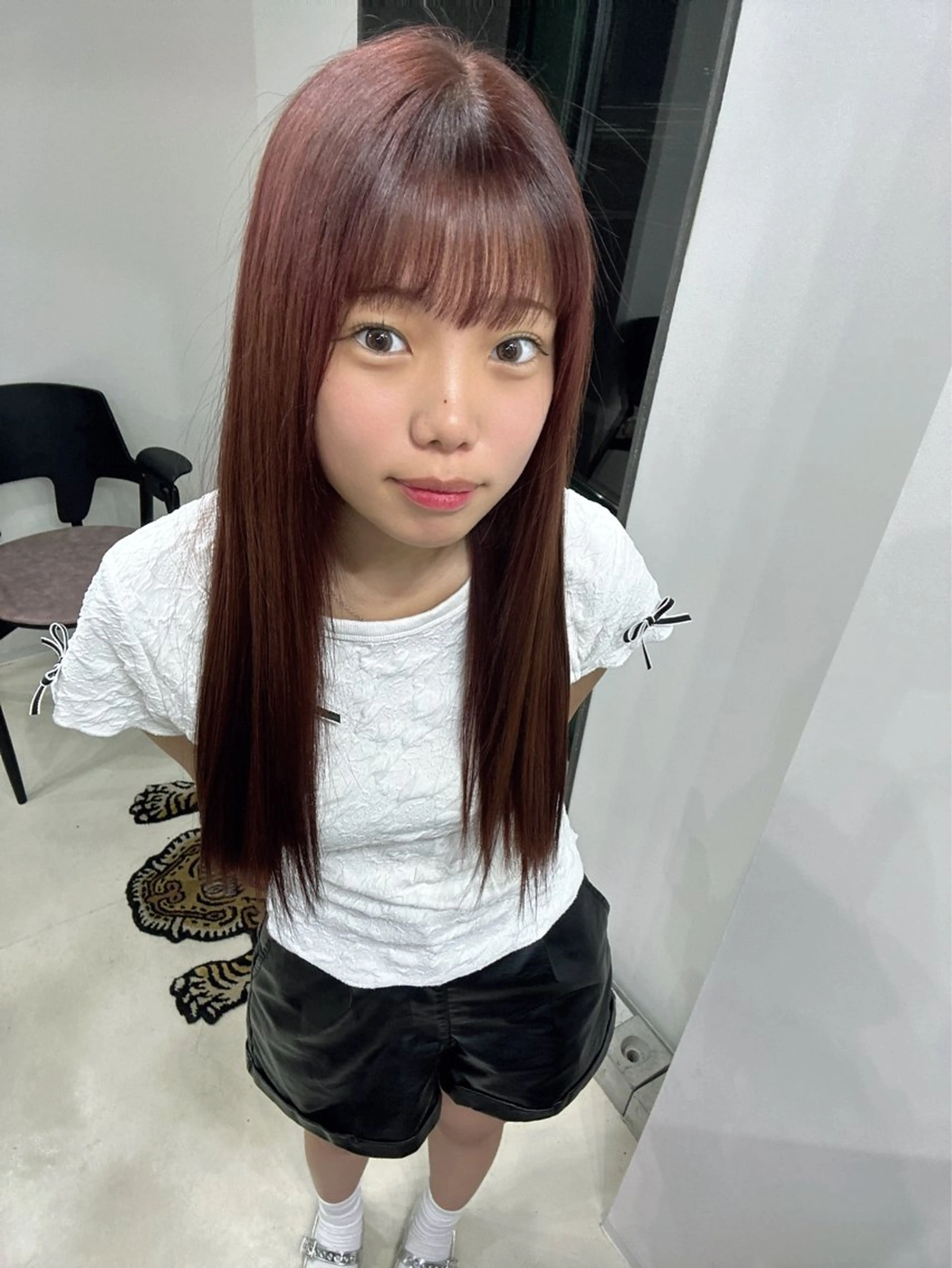 ロング カラー solua所属・さあや 【透け感/艶感】のヘアスタイル