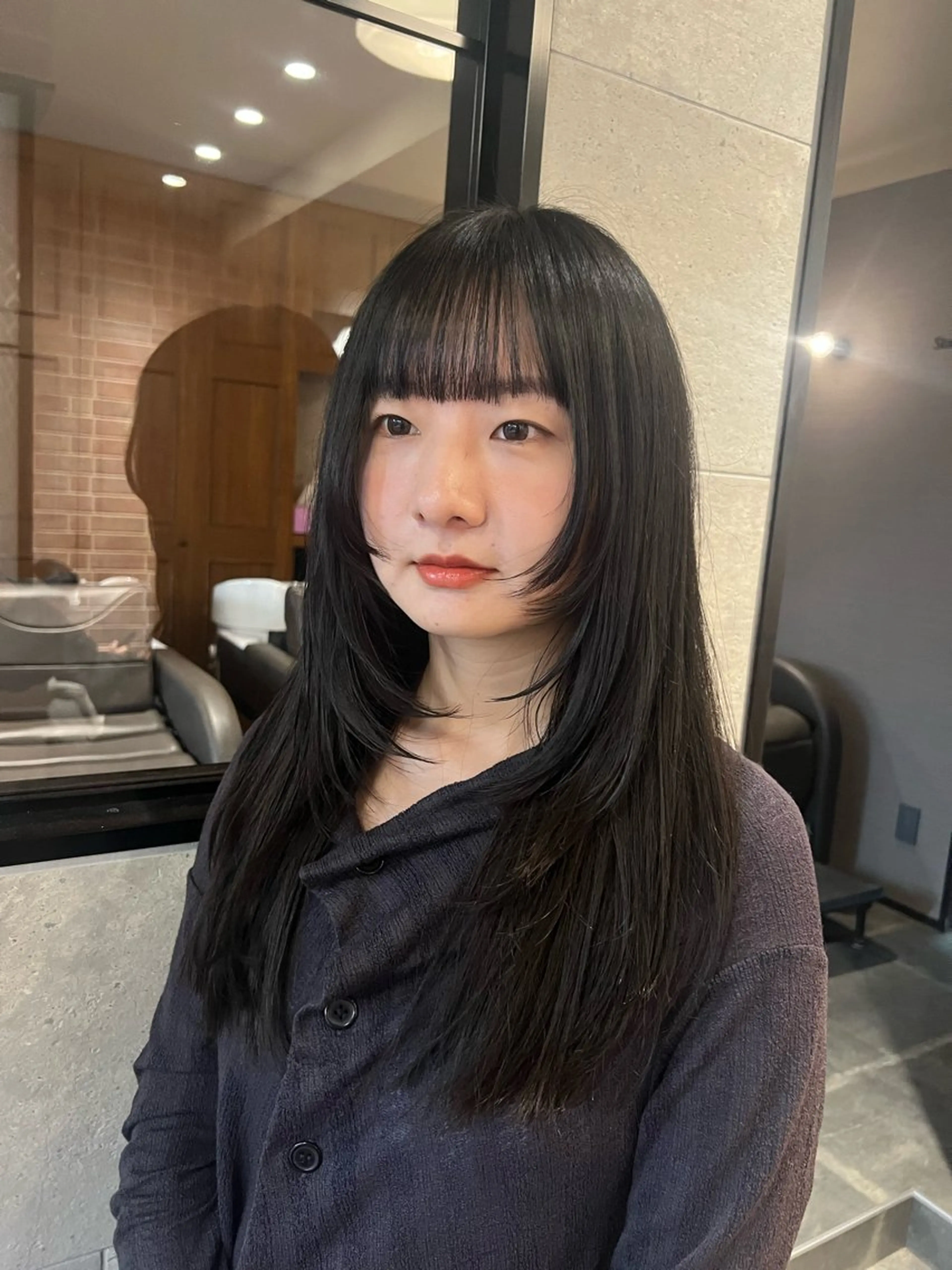 セミロング レイヤーカット カット ヘアカラー トリートメント ✨ショート・ボブ✨ 🌿‬宮脇 彩華🌿のヘアスタイル