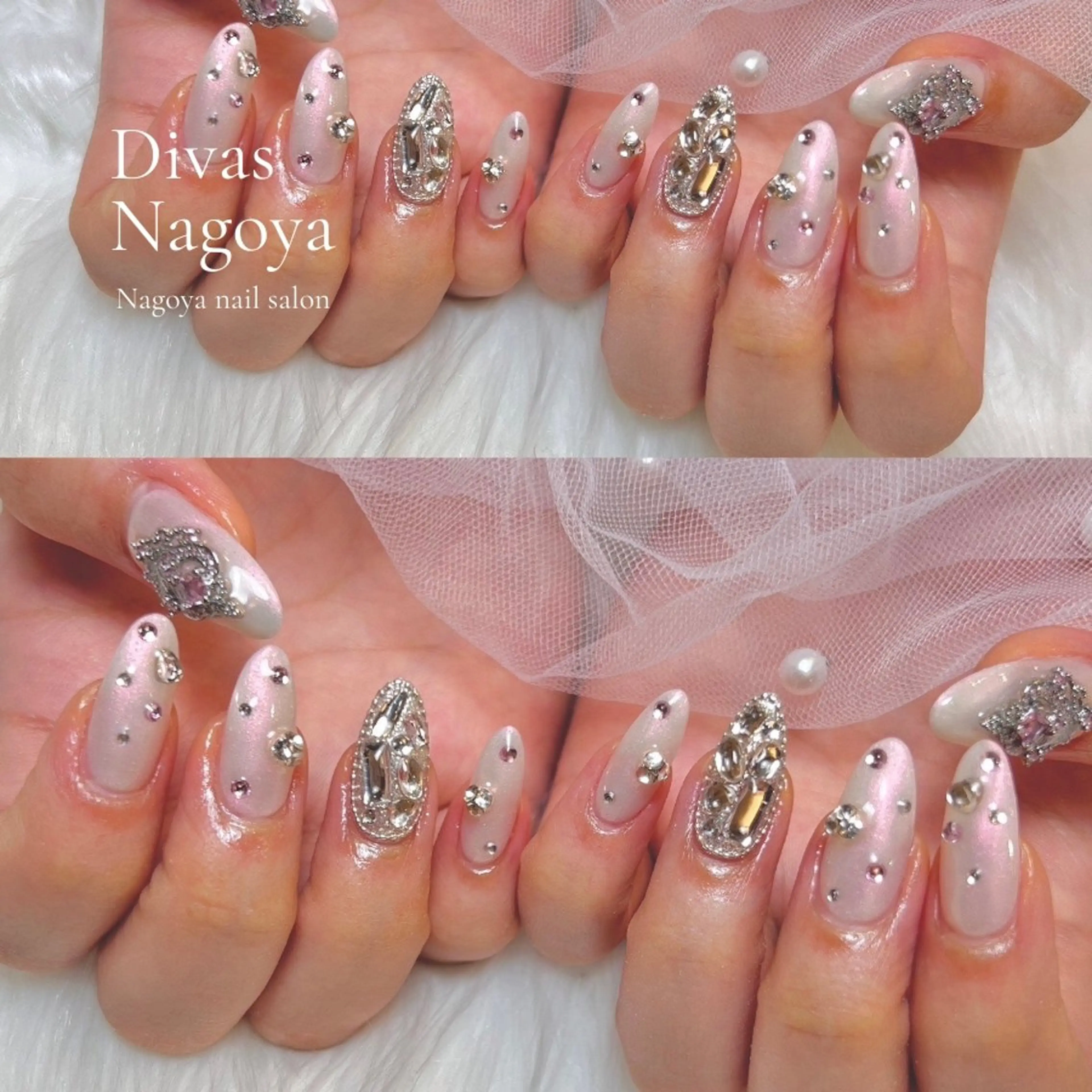 ネイル アートネイル 韓国ネイル マットネイル ミラーネイル ニュアンスネイル 🎀 Divas _Nagoyaのネイルデザイン