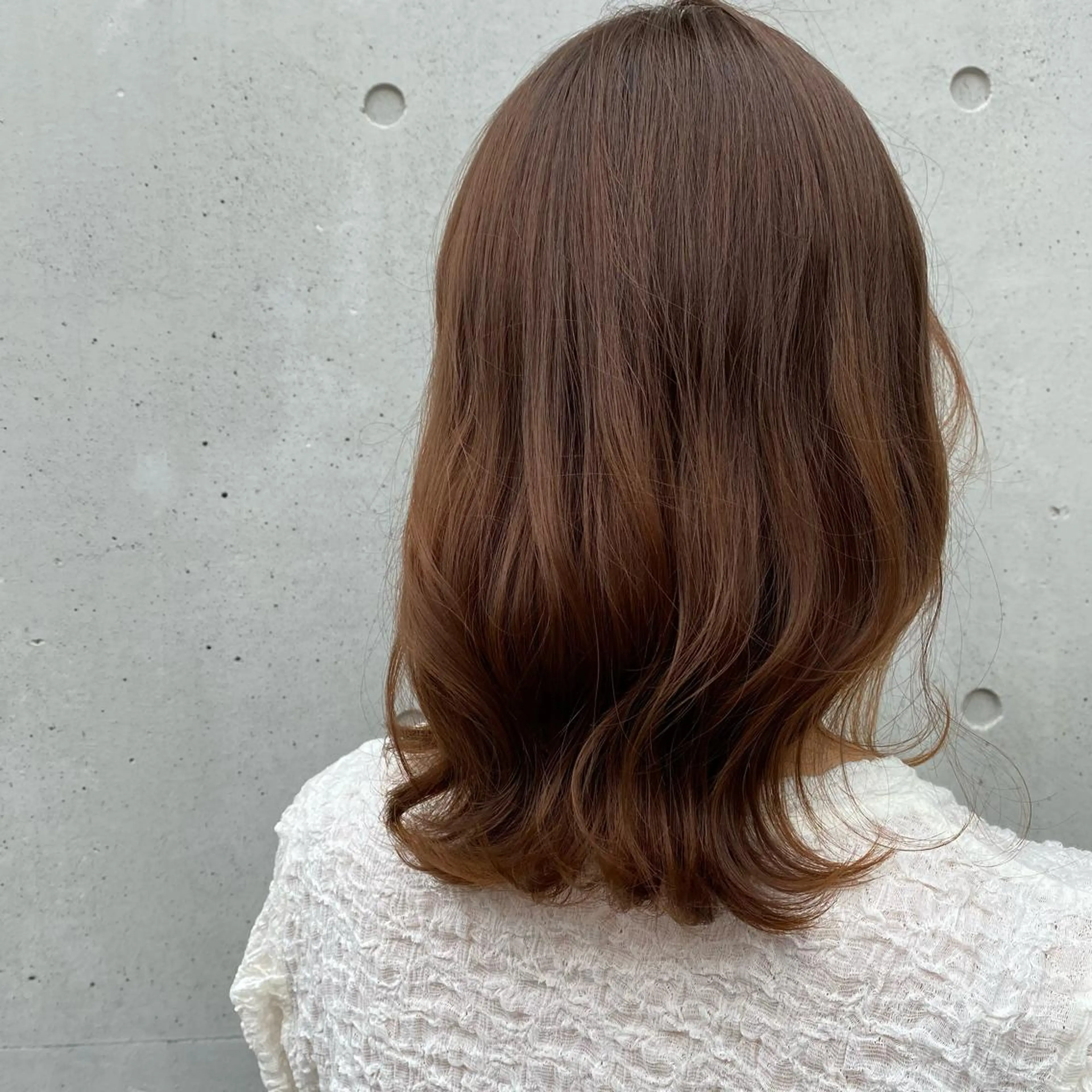 セミロング ヘアカラー トリートメント ヘッドスパ putri店長 和田鈴采のヘアスタイル
