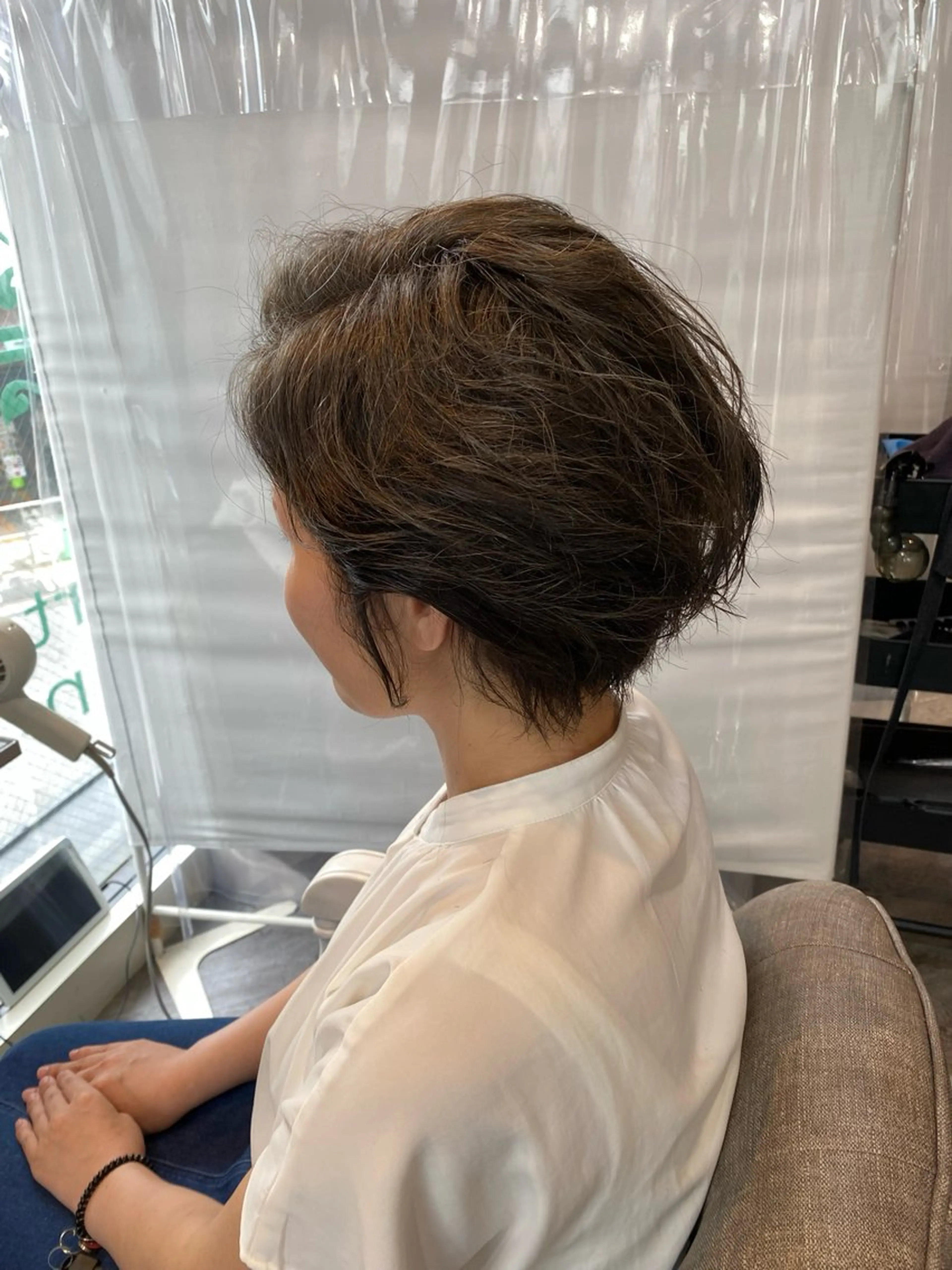 ショート くせ毛 ショートヘア カット サイトウ 南柏のヘアスタイル