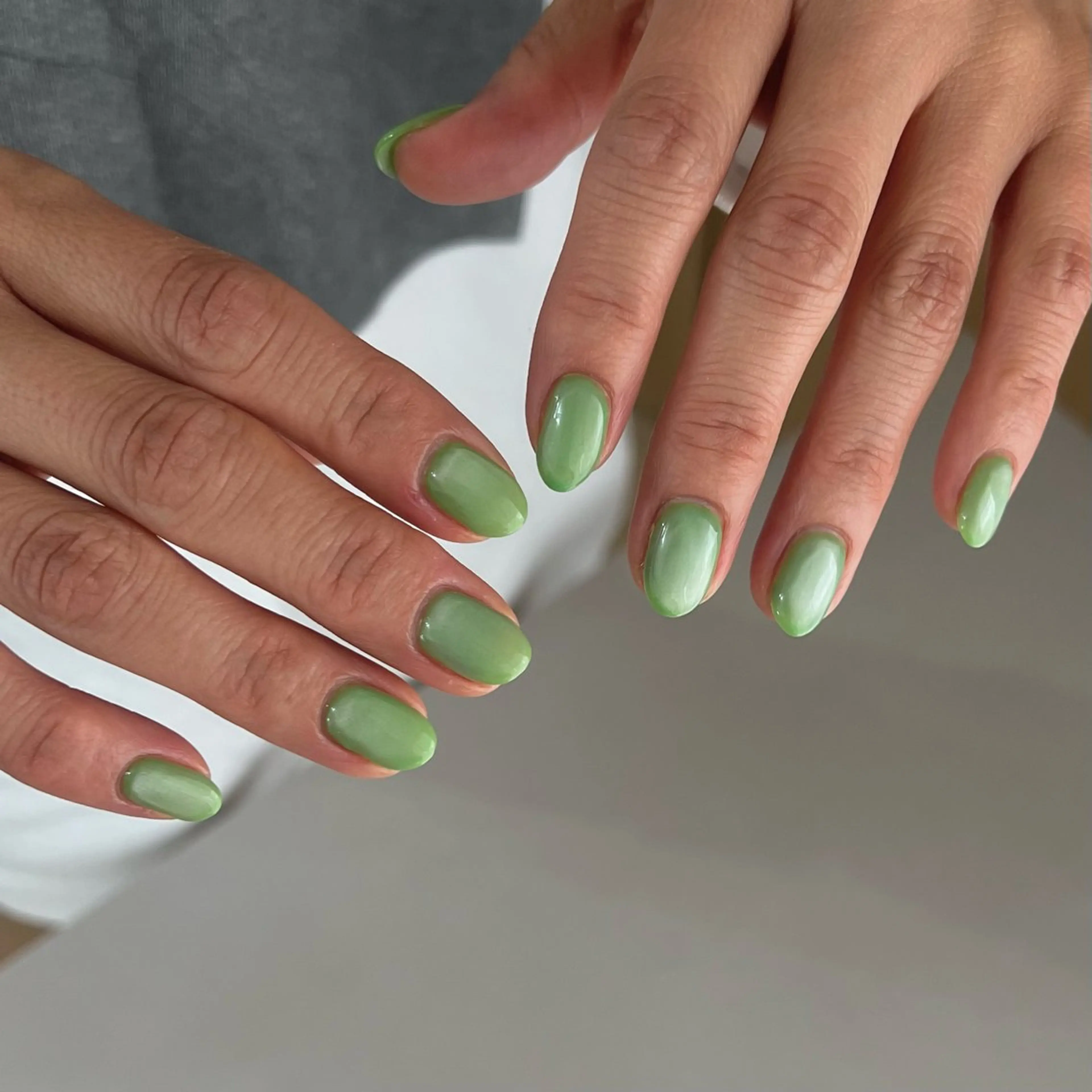 ネイル 氷ネイル・うるうるネイル マグネットネイル Momoka ネイリスト福岡/薬院のネイルデザイン