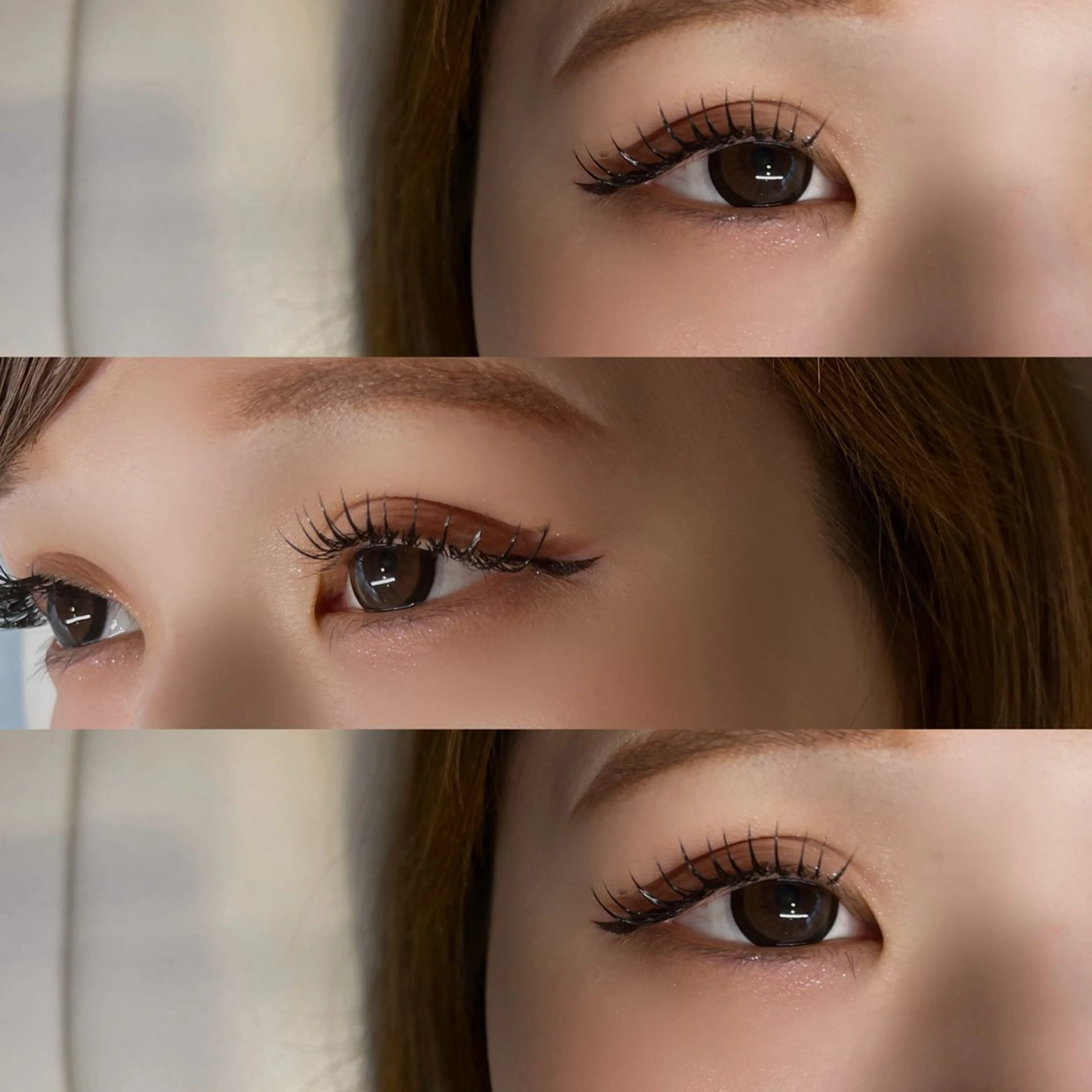 マツエク・マツパ フラットラッシュ ナチュラル マツエク eyesalon flanerのマツエク・マツパデザイン