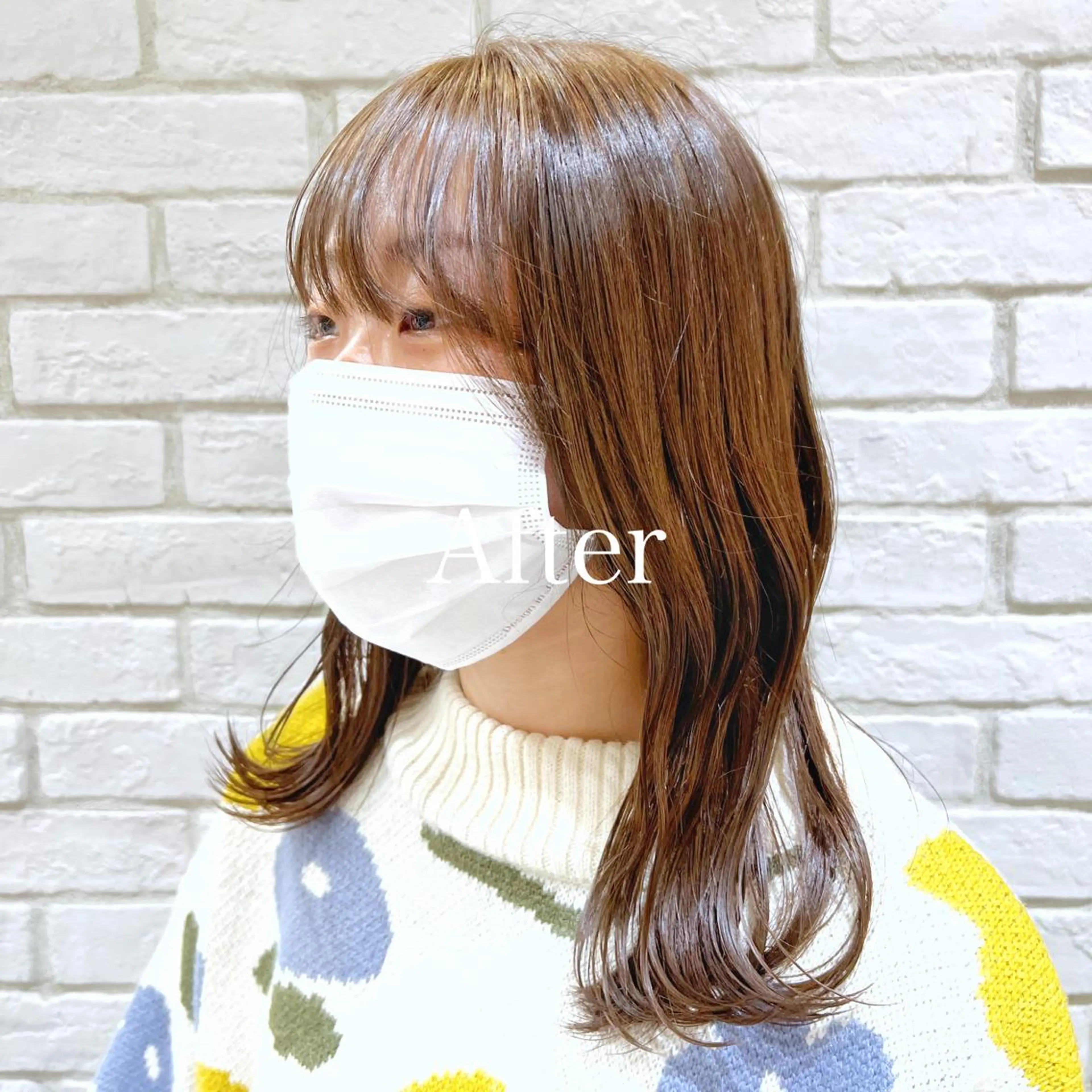 ミディアム カラー レディースヘア💫 加藤たいが🐯のヘアスタイル