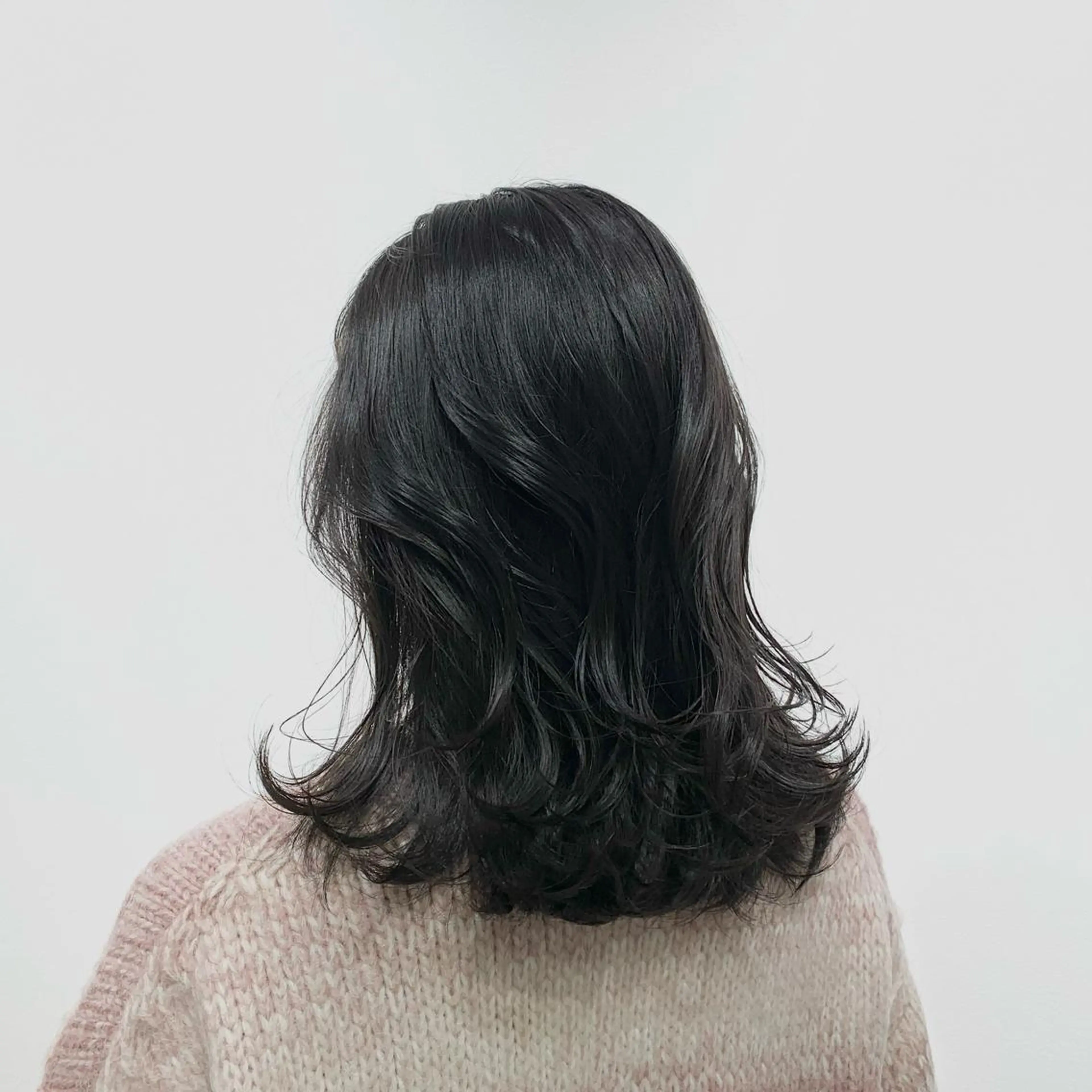 ミディアム カラー ヘアアレンジ キヨミ 韓国レイヤーカットのヘアスタイル