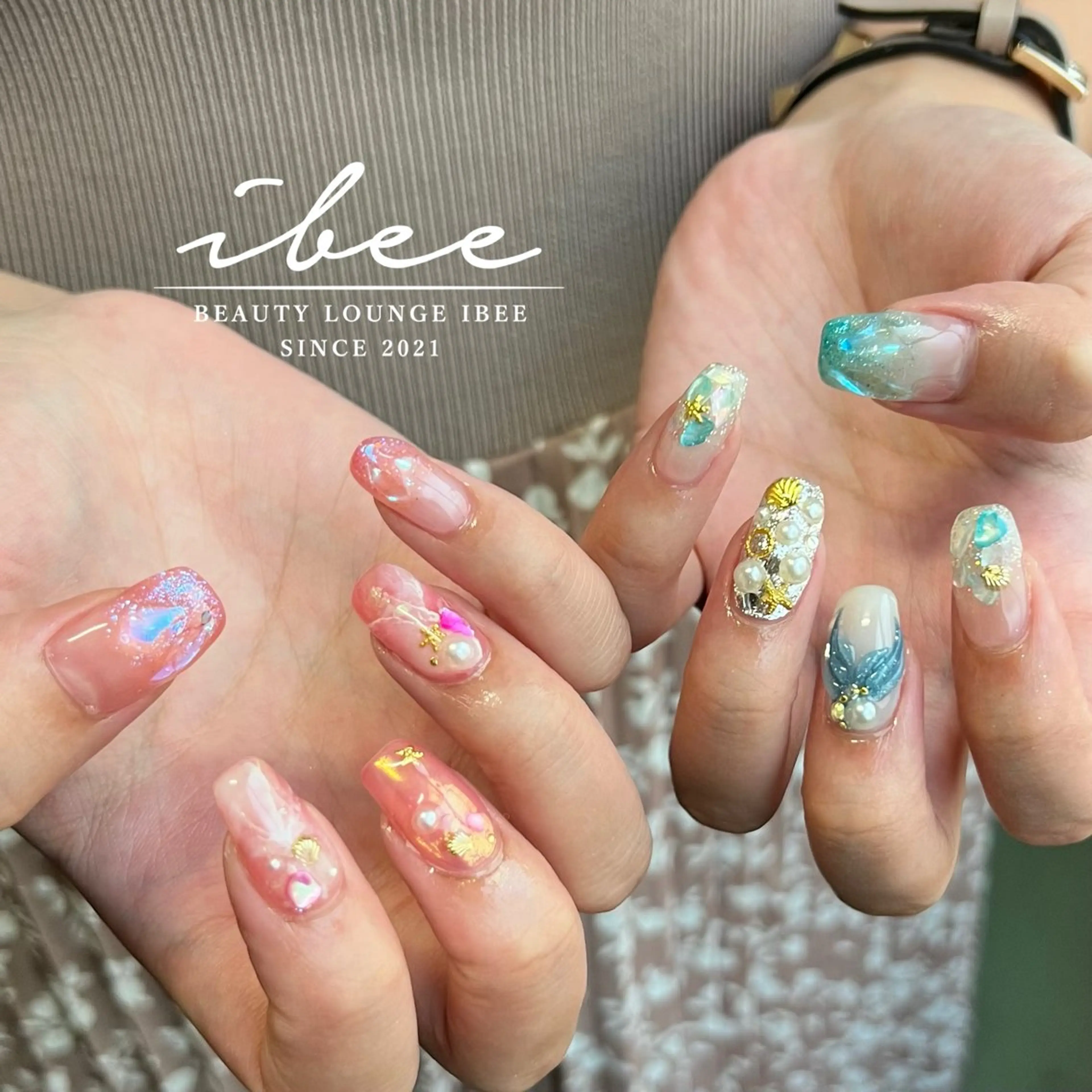 ネイル ハンドネイル ibee nail 🤍yumiのネイルデザイン