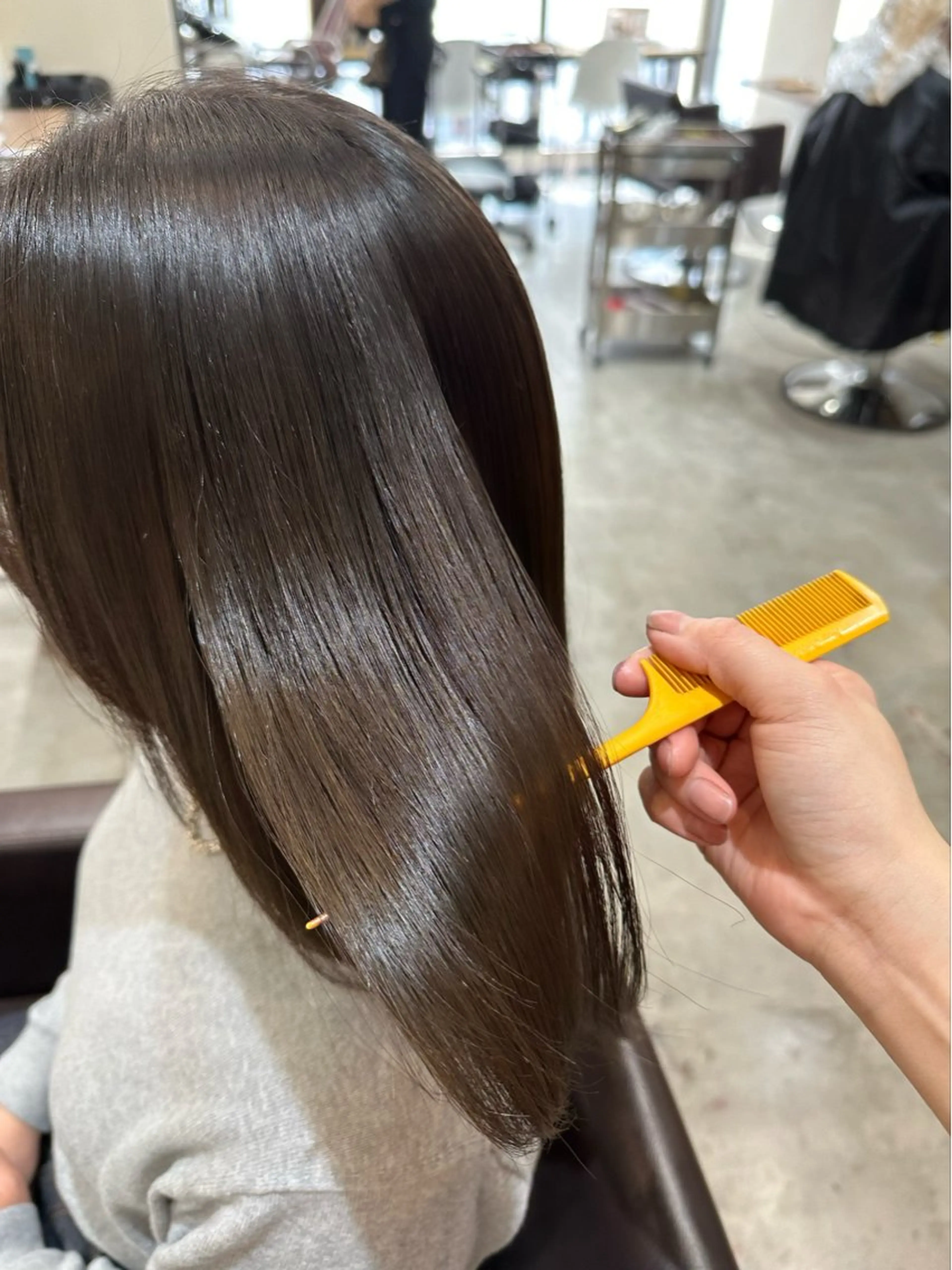 ミディアム ✨髪質改善💖 縮毛矯正💖mihoのヘアスタイル