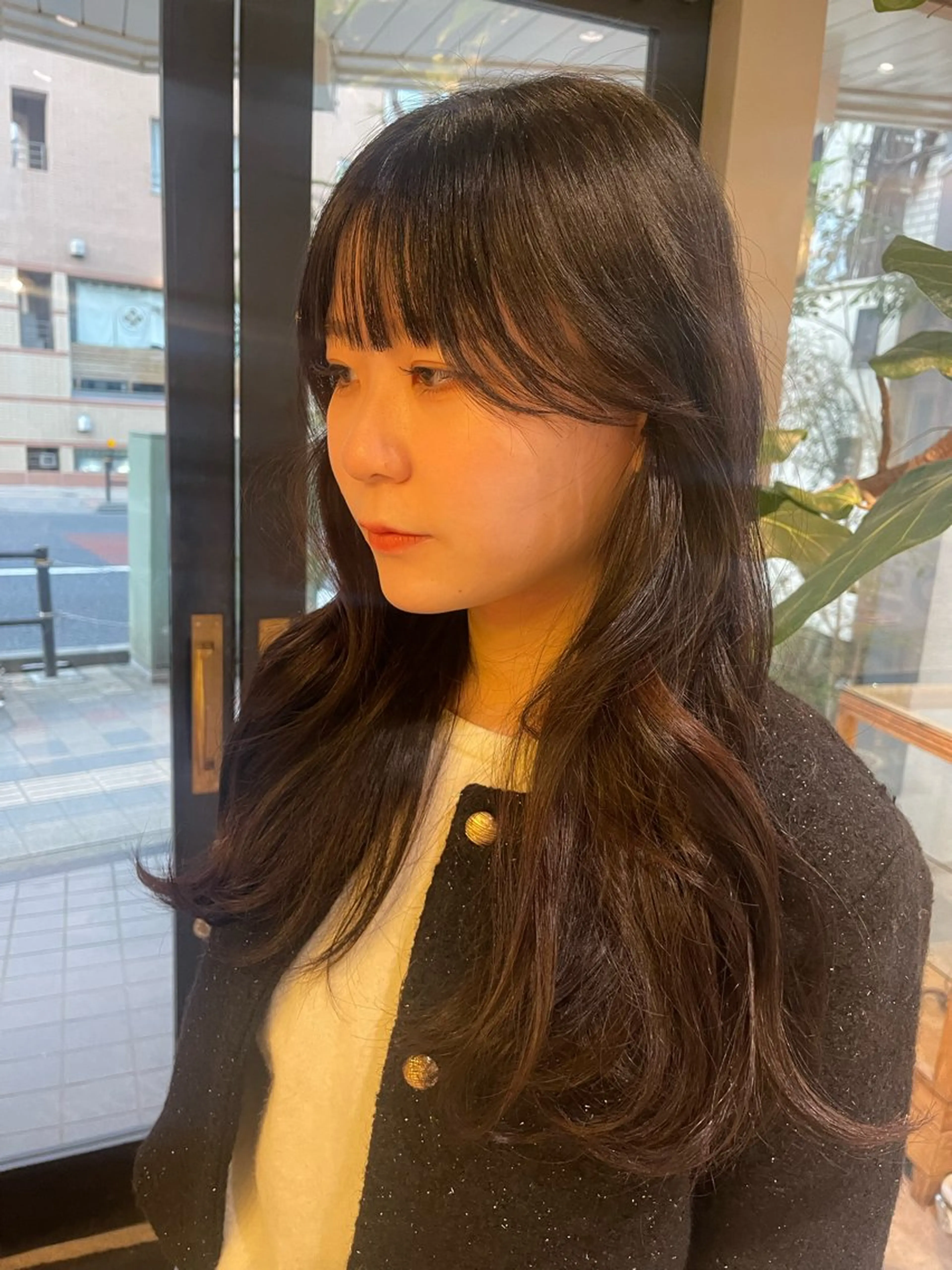 ロング カット ano @anomukuiのヘアスタイル