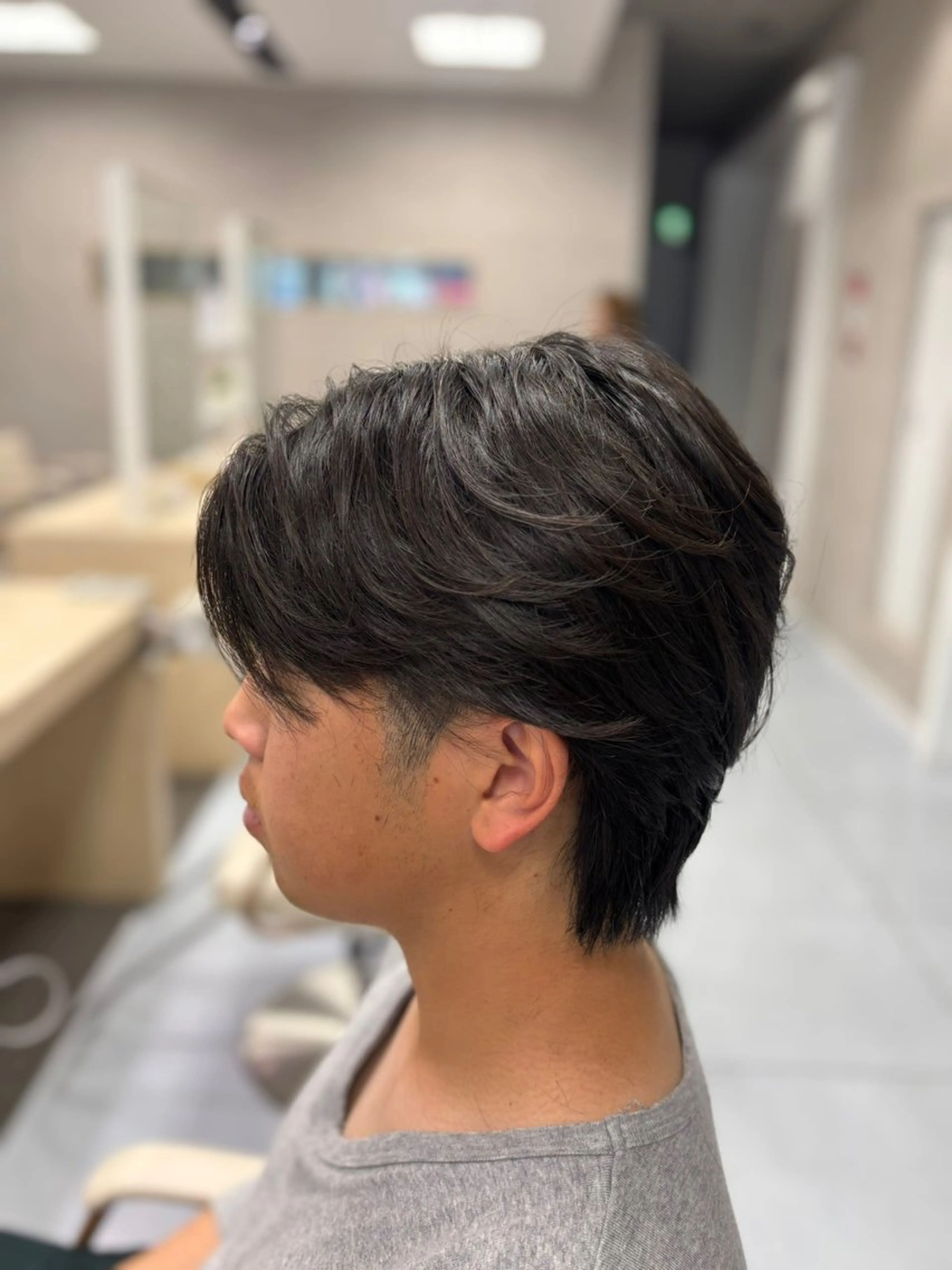 ショート パーマ メンズ カット パーマ メンズ特化韓国風 パーマスタイル/りんのヘアスタイル