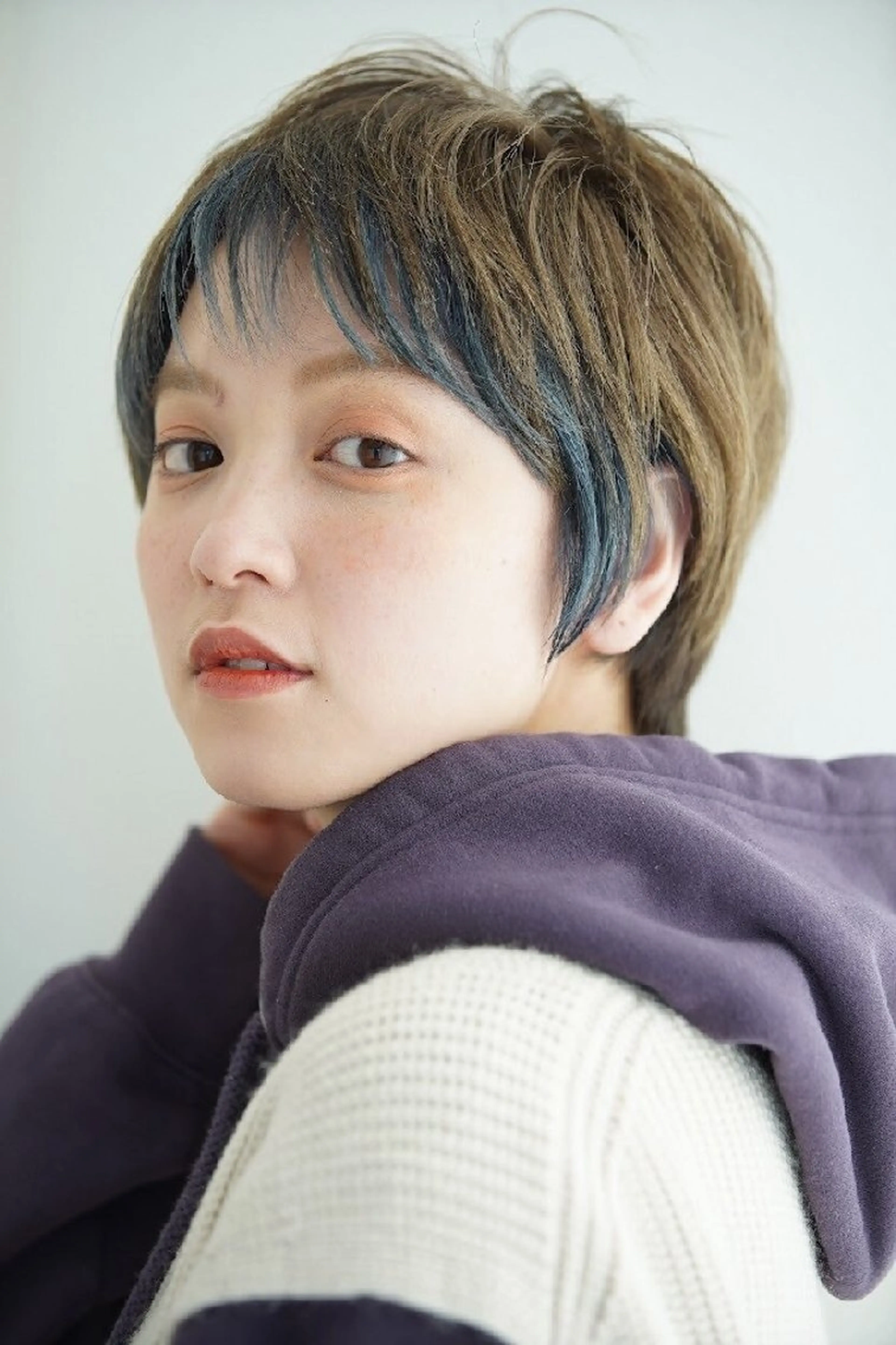 ショート カラー オーガニックカラー 似合わせカット トリートメント 24時間営業中‼️ 髪質改善/美容師レムのヘアスタイル