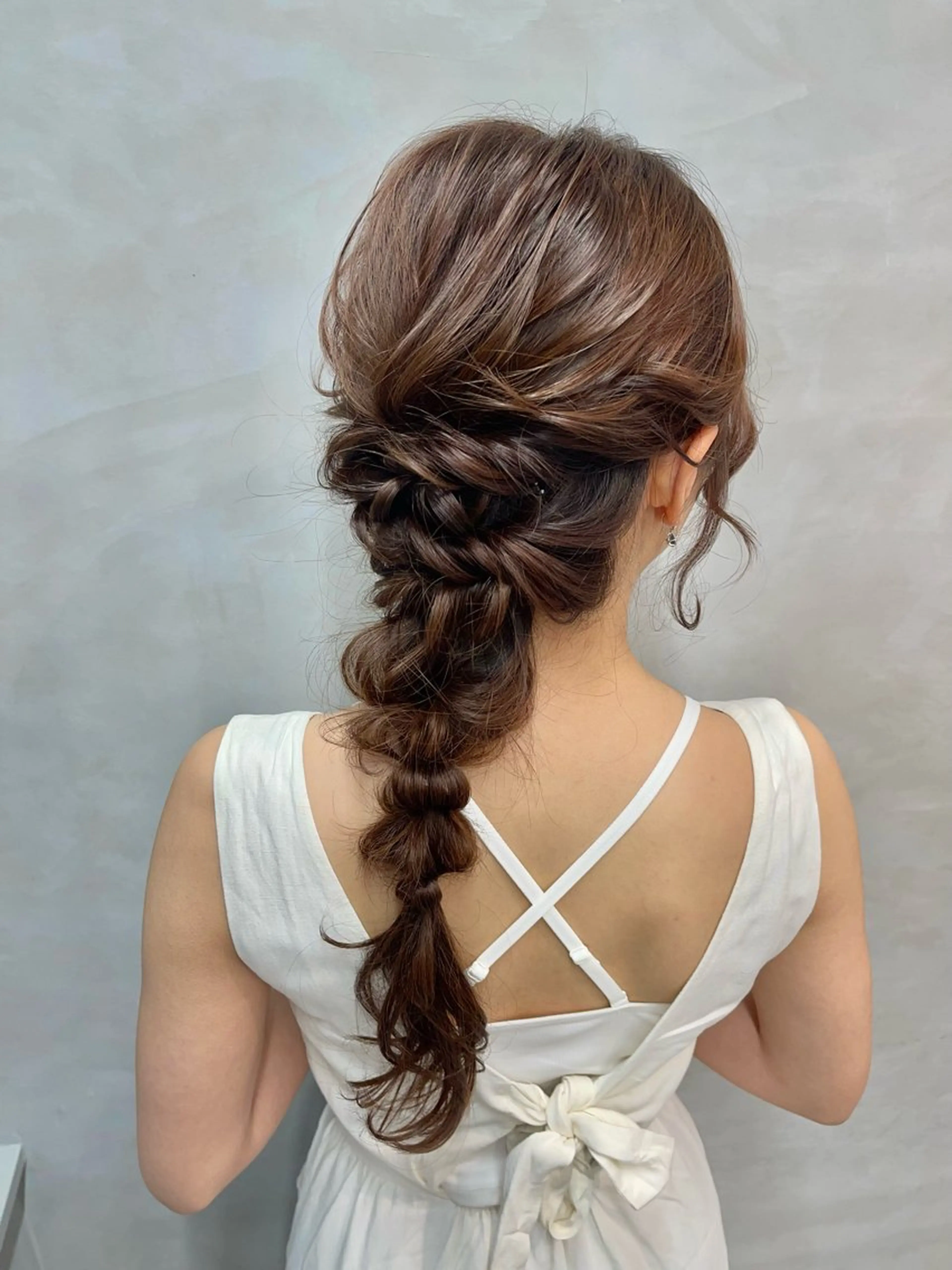 ヘアアレンジ 結婚式・ブライダル デート 卒業式のヘアスタイル ヘアセット charm《銀座》 ヘアセット/縮毛矯正のヘアスタイル